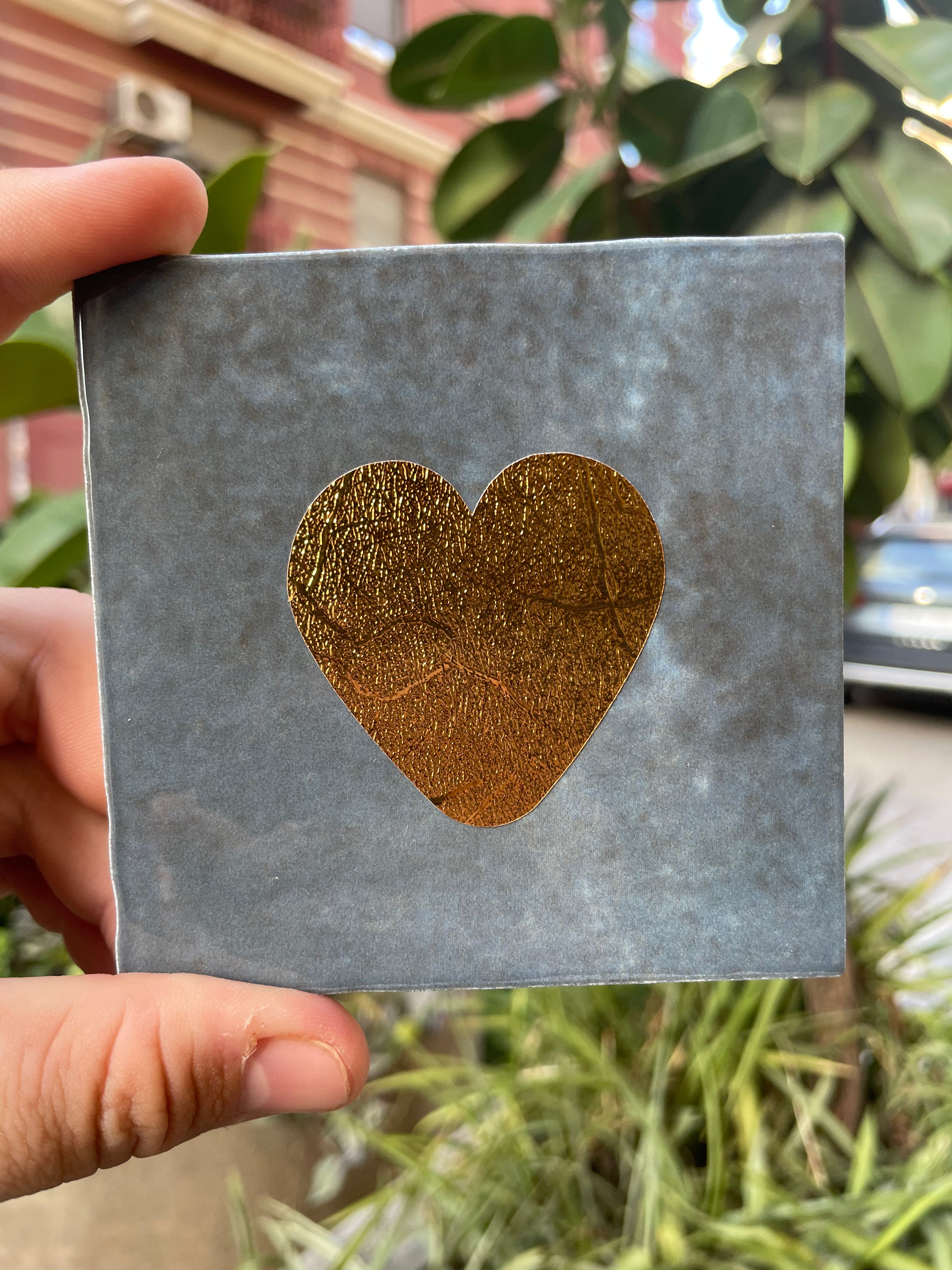 Azulejo Artesanal - Corazon