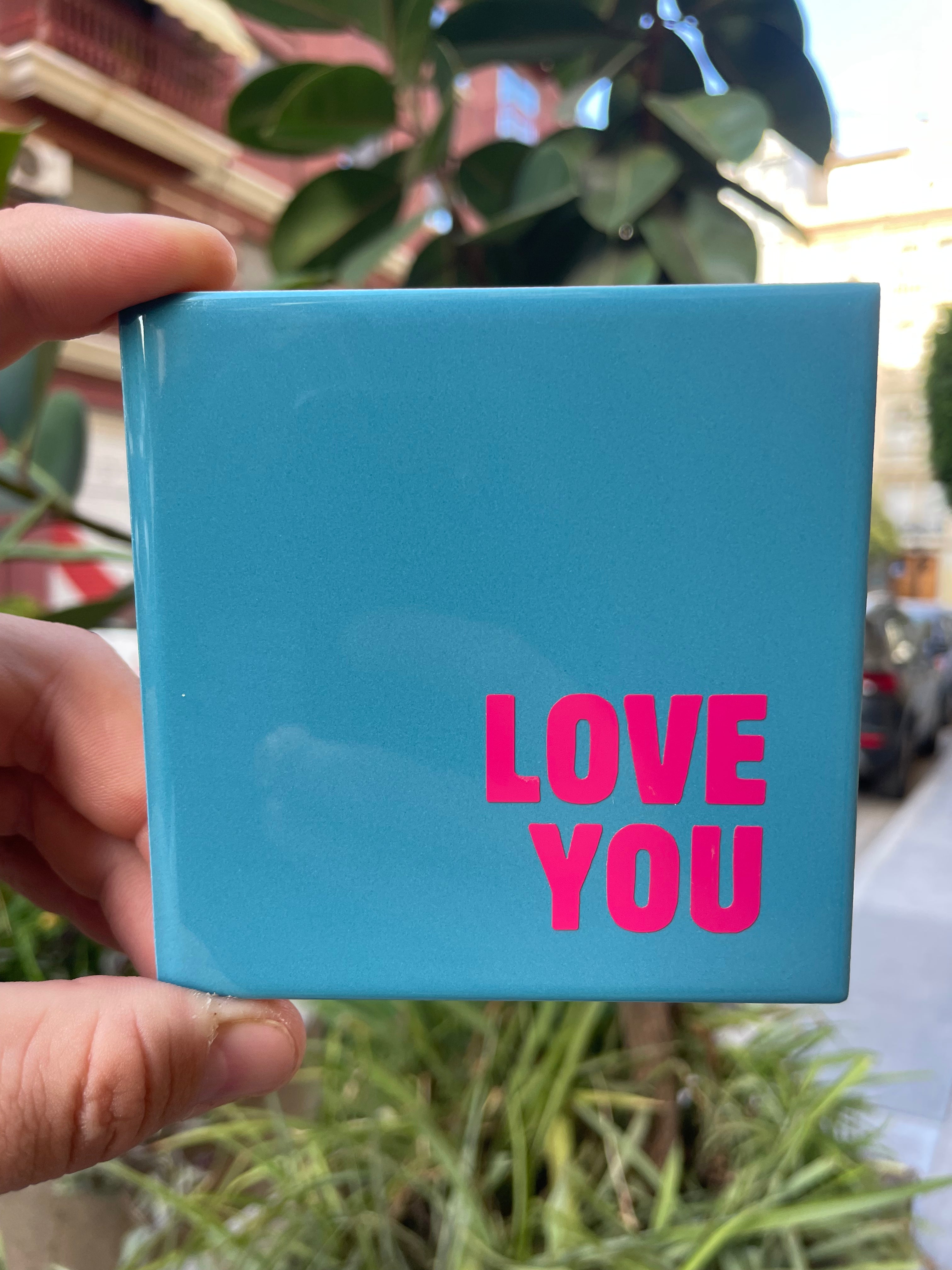 Azulejo Artesanal - Love You