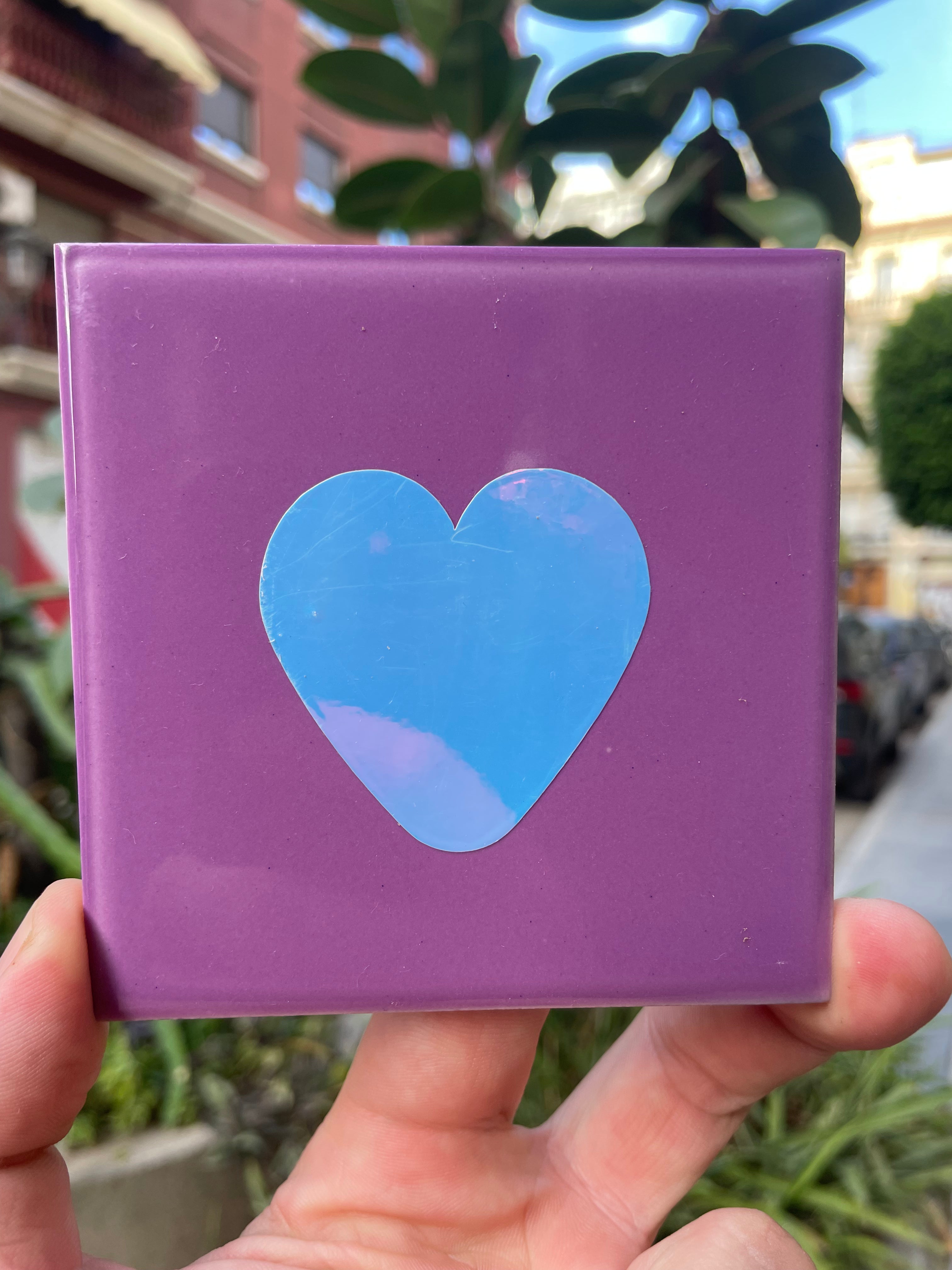 Azulejo Artesanal - Corazon