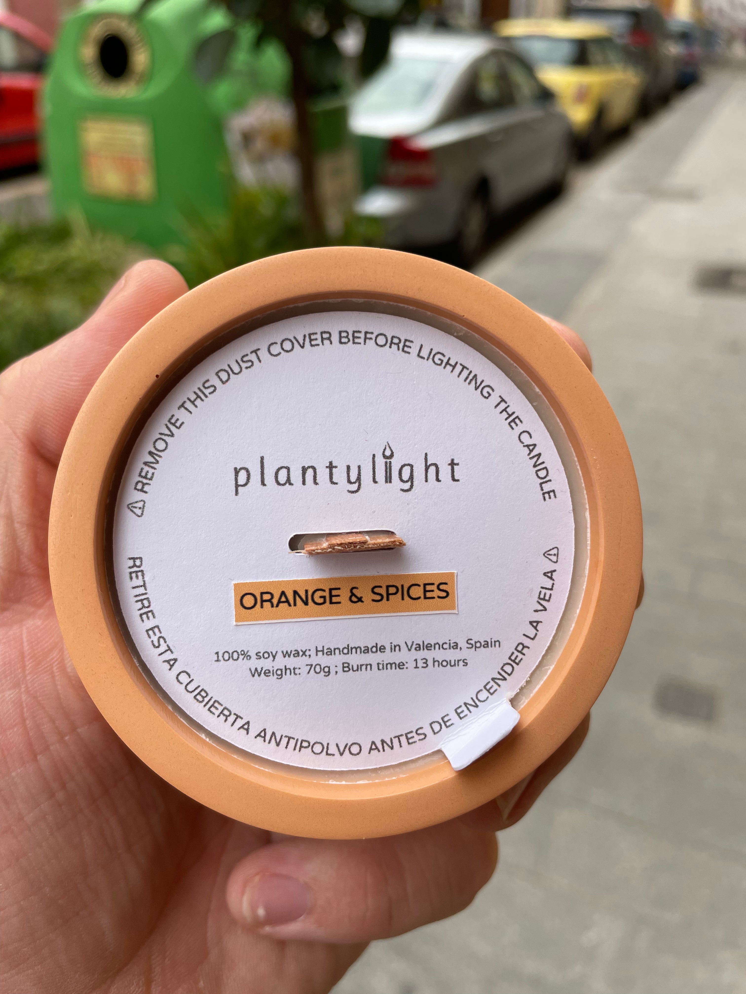 Plantylight - Naranja y especias