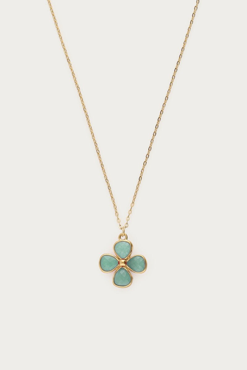 Botanical Pink Clover Pendant Necklace – My Jewellery - Musgo Bazar