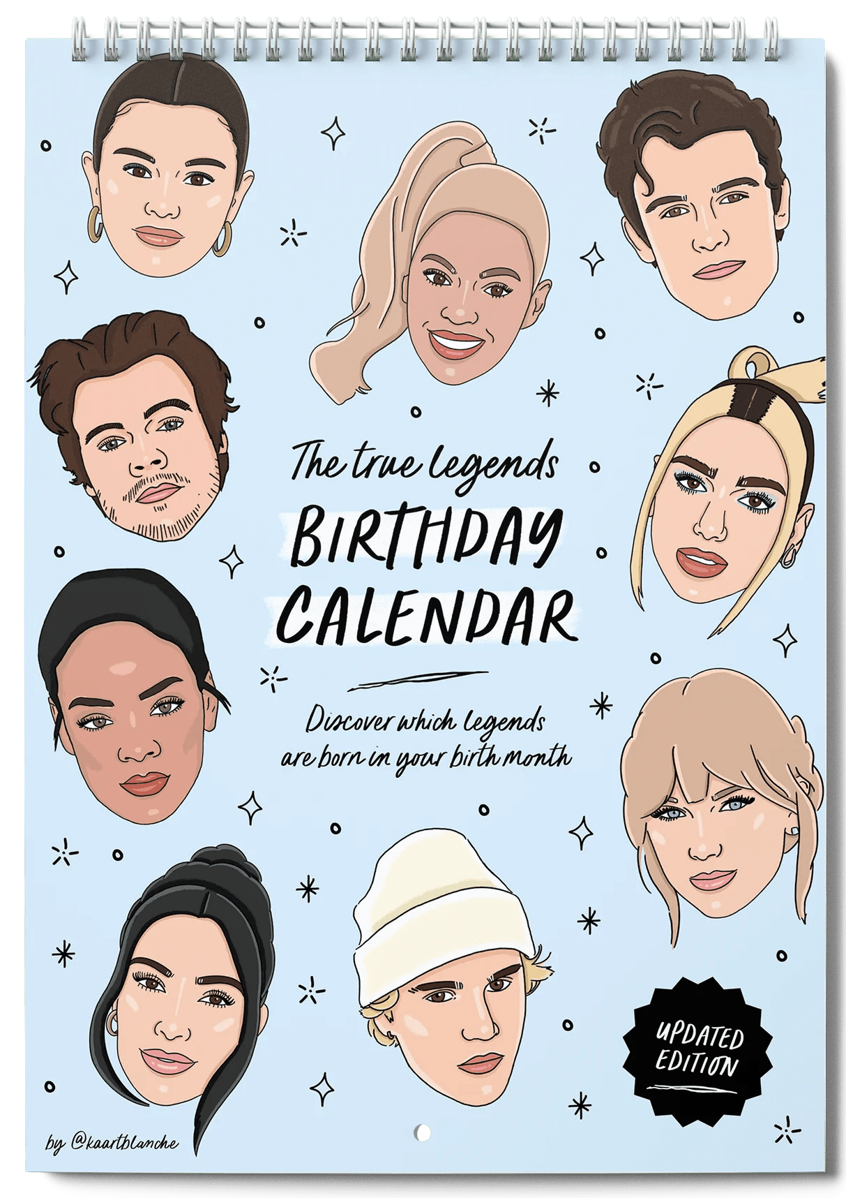 Calendar - The True Legends - Musgo Bazar