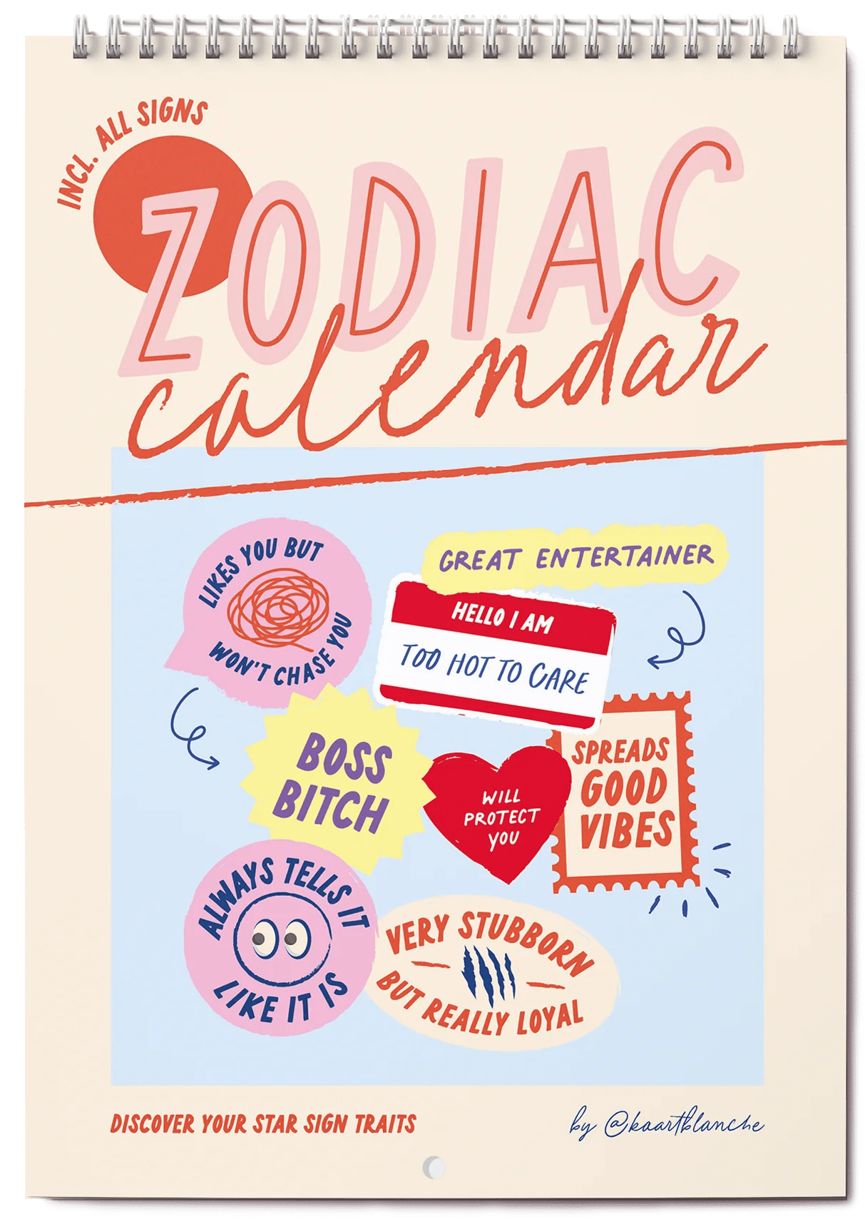 Calendar - Zodiac - Musgo Bazar