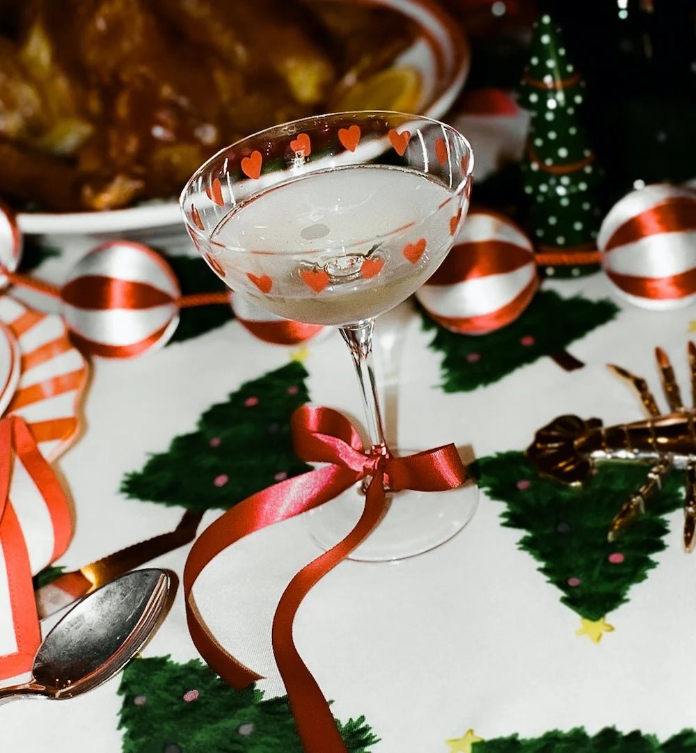 Champagne Glass - Classic Love (heart) - Musgo Bazar