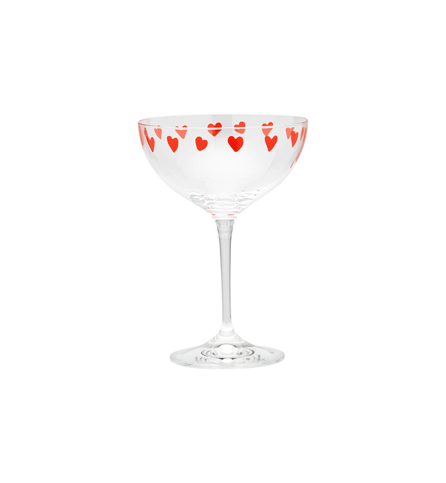 Champagne Glass - Classic Love (heart) - Musgo Bazar