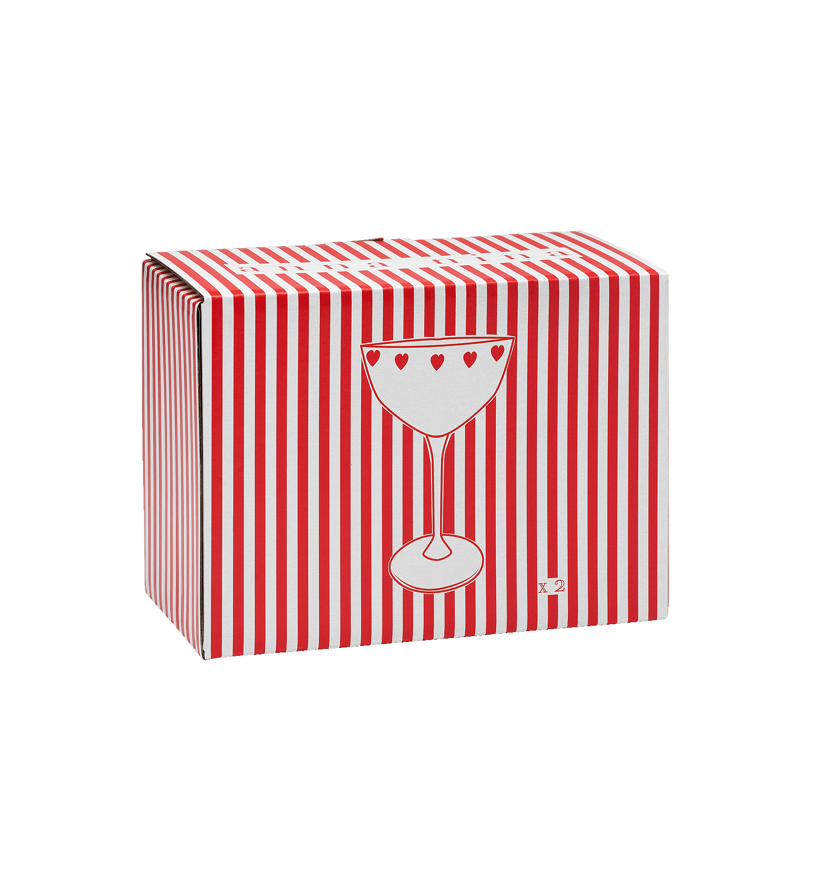 Champagne Glass Pair - Classic Love (heart) - Set 2 - Musgo Bazar