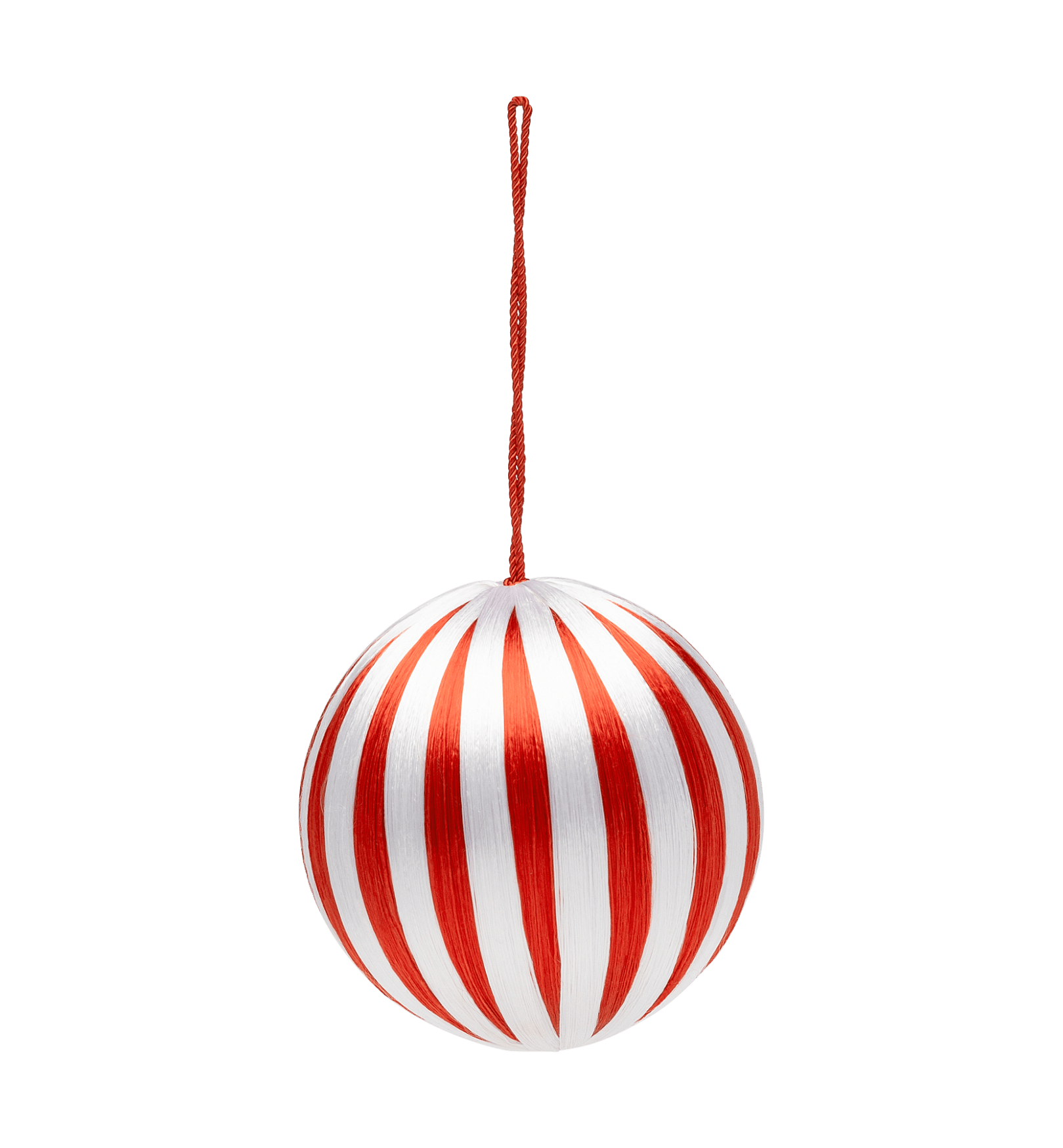 Christmas Ornament Anna+Nina - Ball Red and White Big - Musgo Bazar