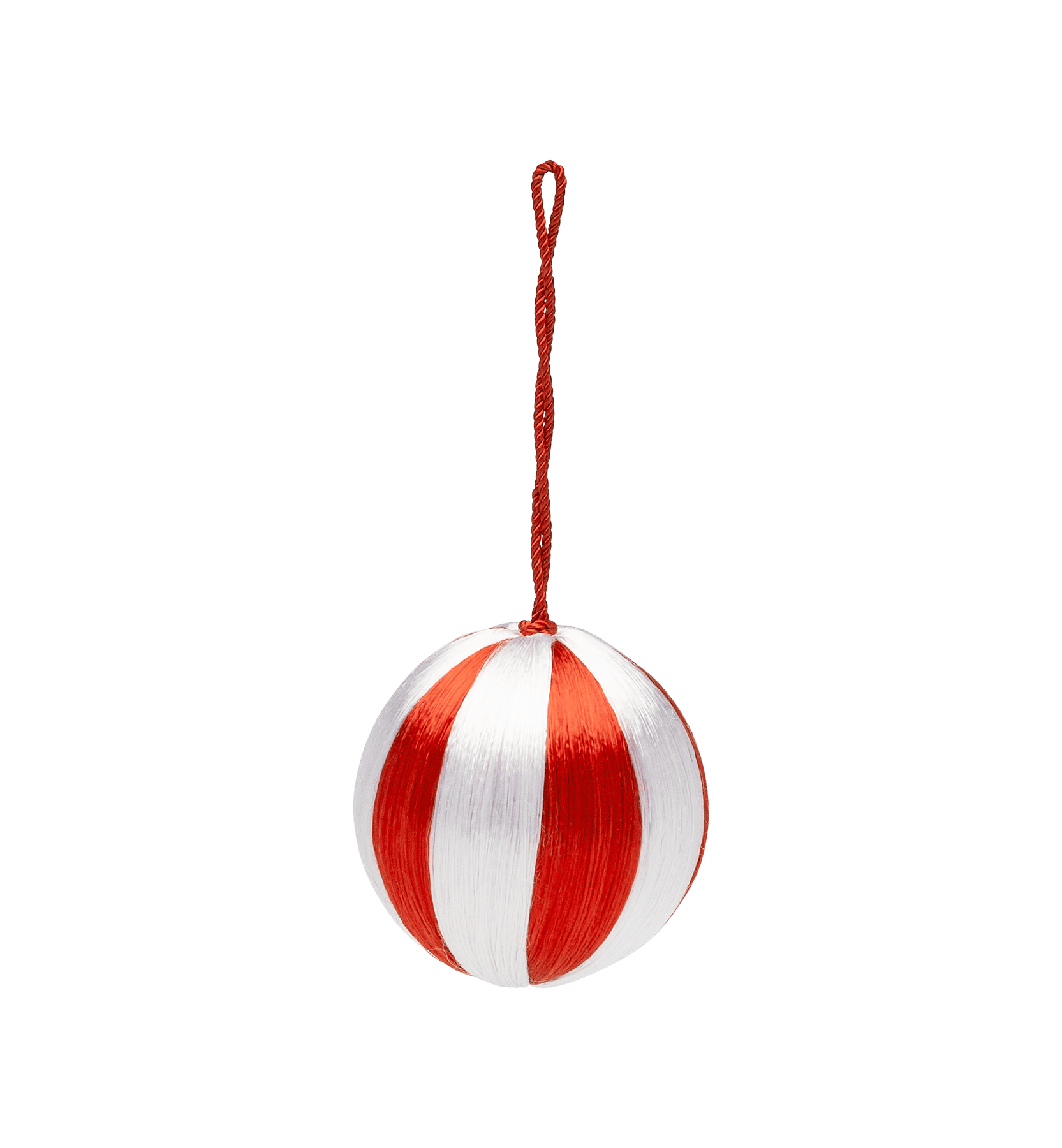 Christmas Ornament Anna+Nina - Ball Red and White Small - Musgo Bazar