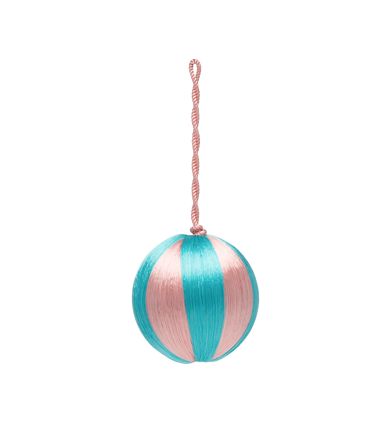 Christmas Ornament Anna+Nina - Ball Turquoise and Pink Small - Musgo Bazar