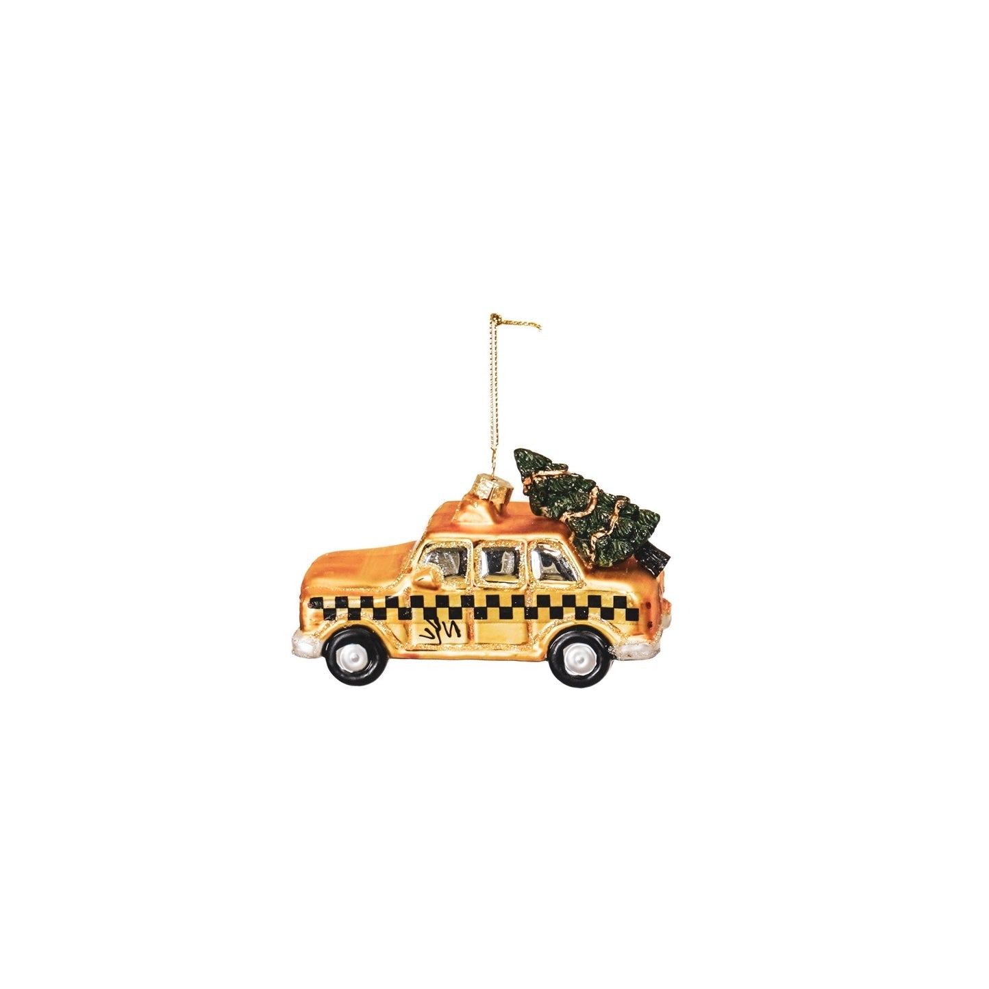 Christmas Ornament - Taxi - Musgo Bazar