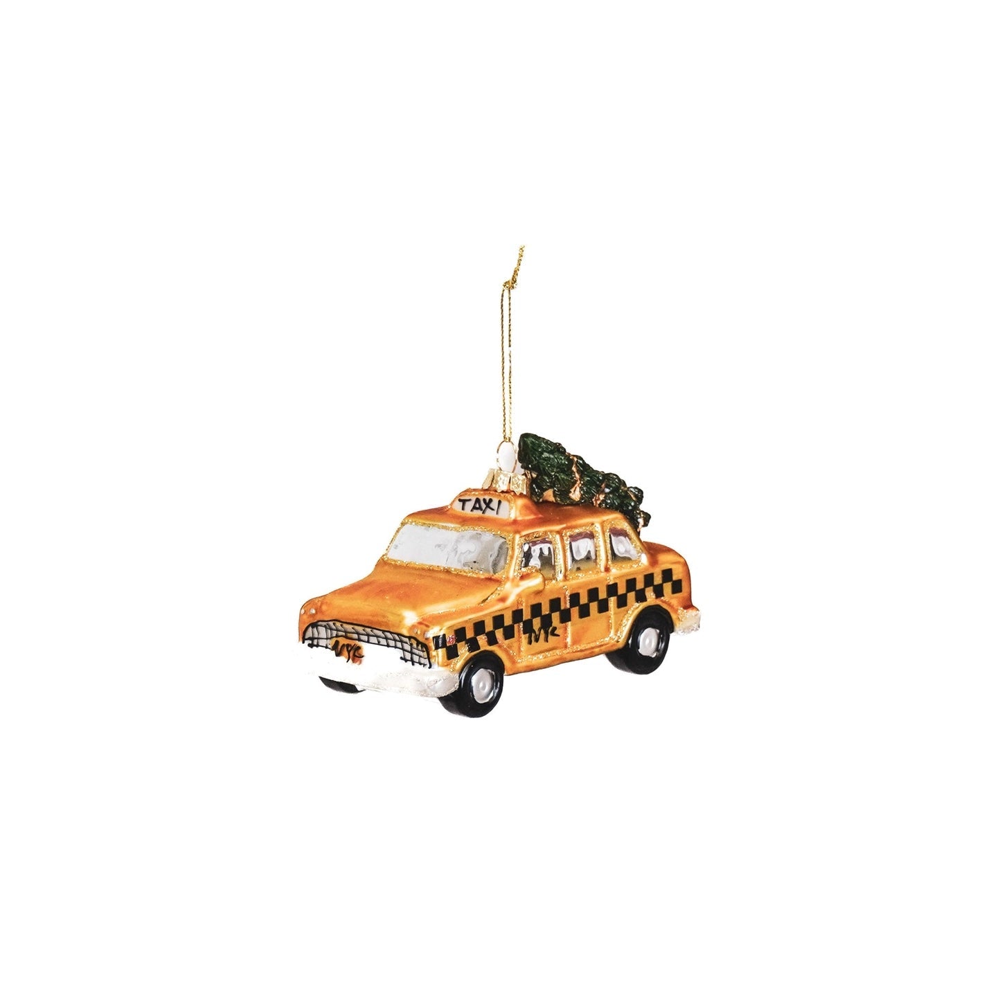 Christmas Ornament - Taxi - Musgo Bazar