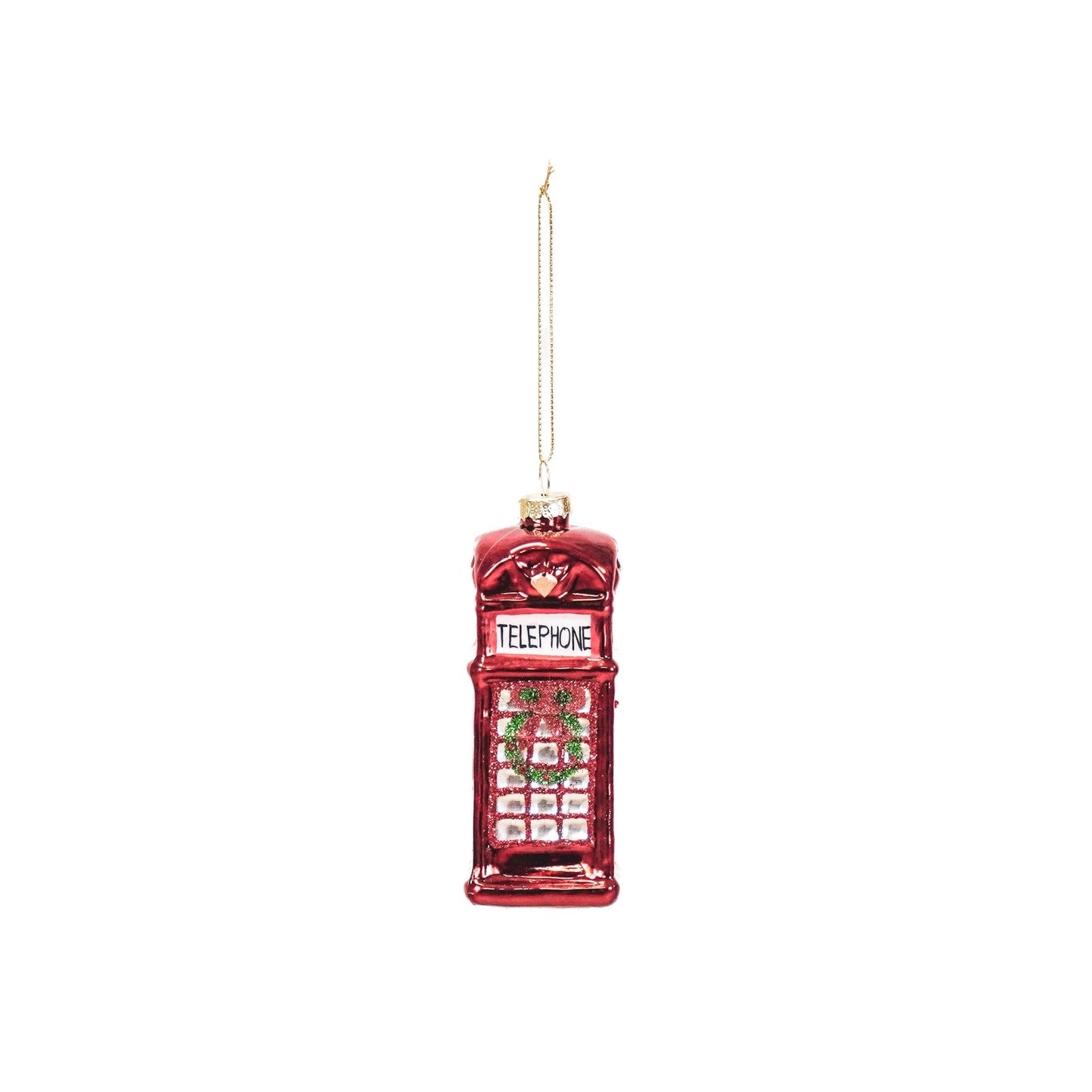 Christmas Ornament - Telephone (without text) - Musgo Bazar