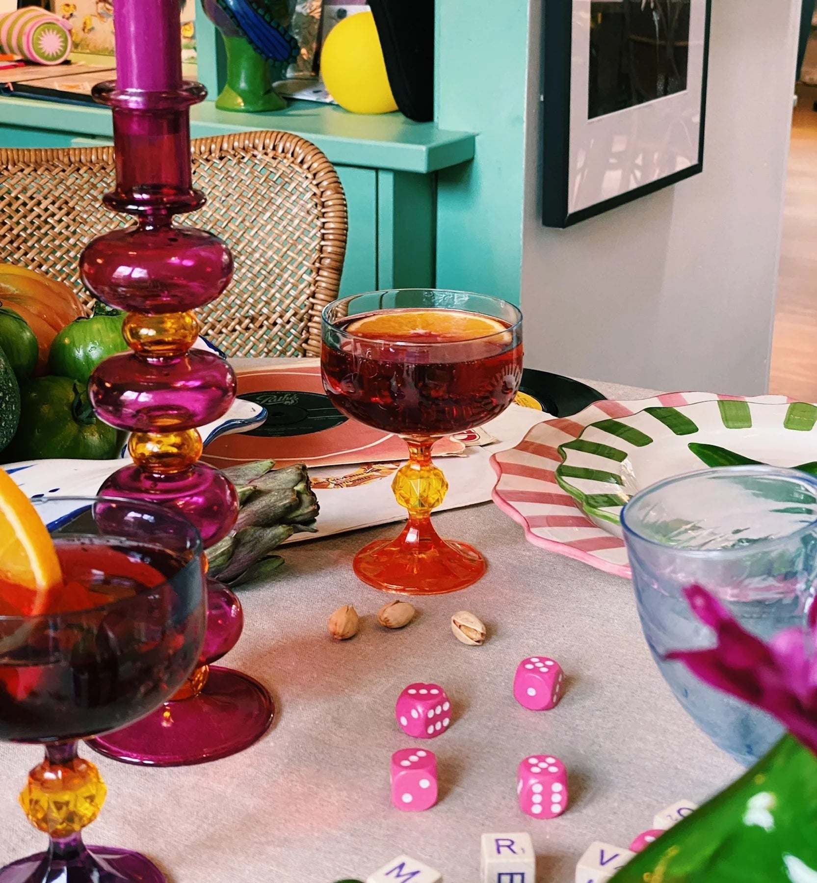 Cocktail Glass Paradise - Musgo Bazar