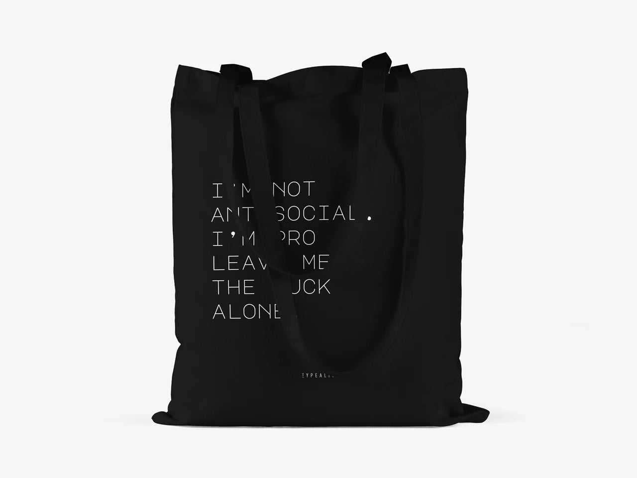 Cotton Bag - Antisocial - Musgo Bazar