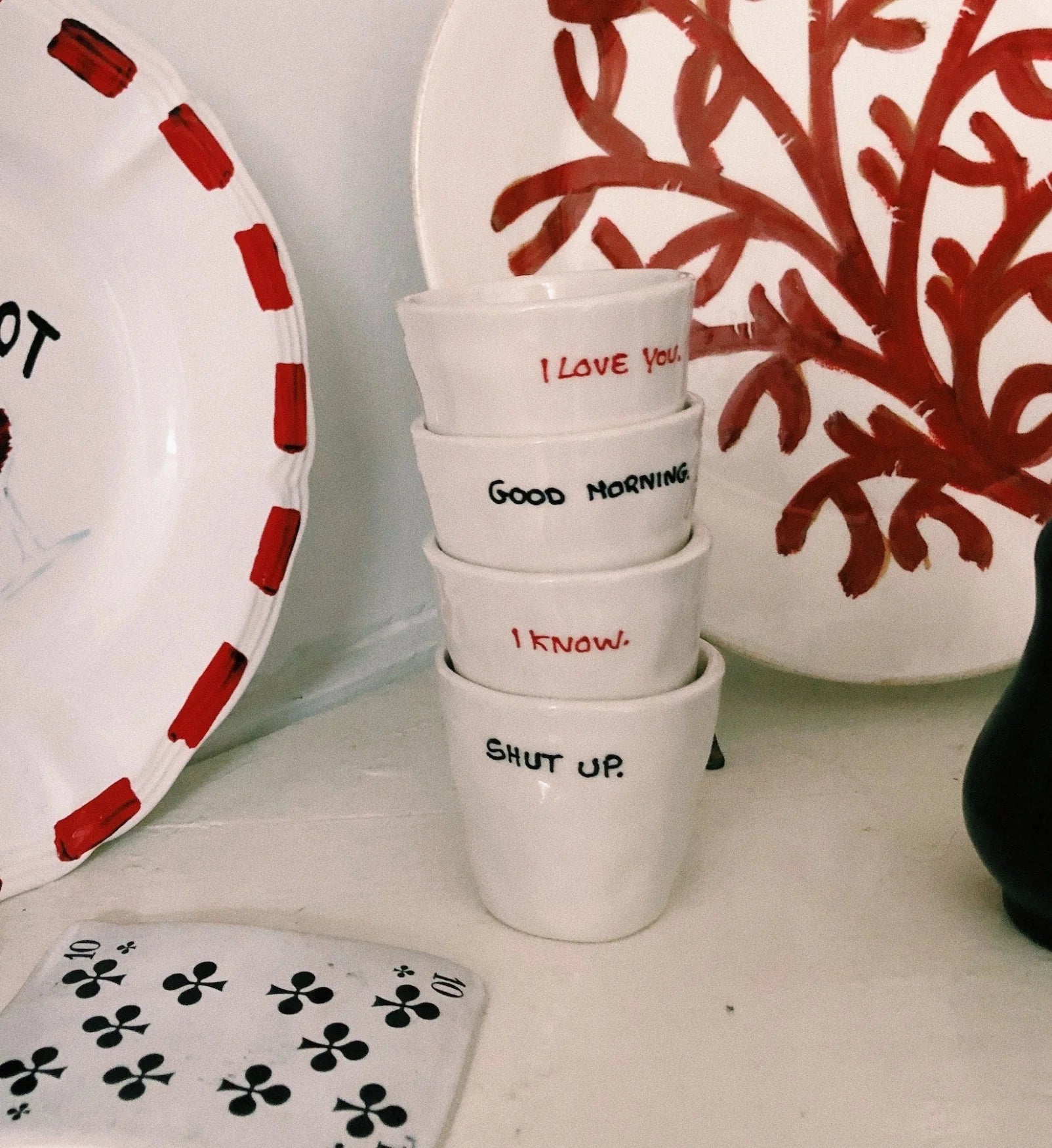 Espresso Cup Shut Up - Musgo Bazar