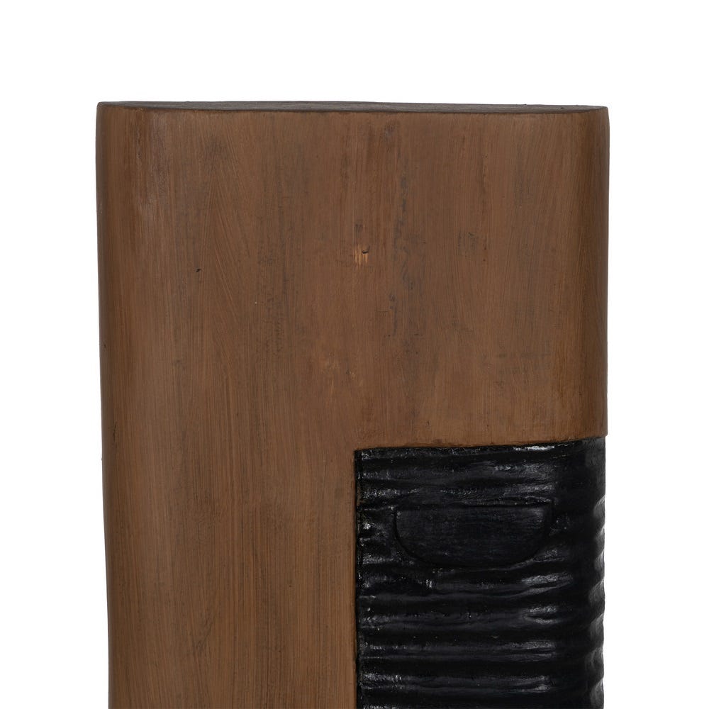 FIGURE MASK WOOD - IRON - Musgo Bazar