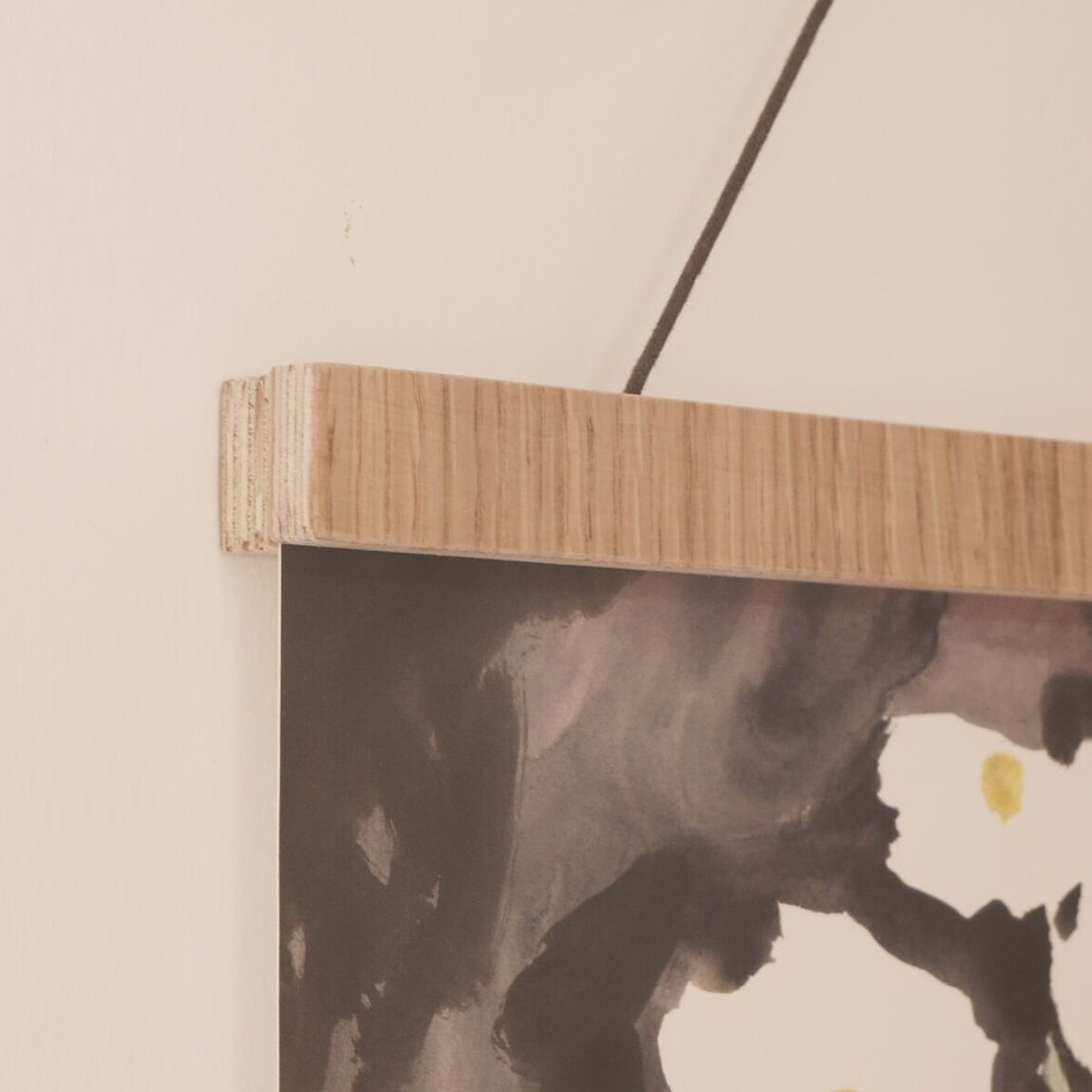 Frame for hanging prints with magnets - OAK 30 cm - Musgo Bazar