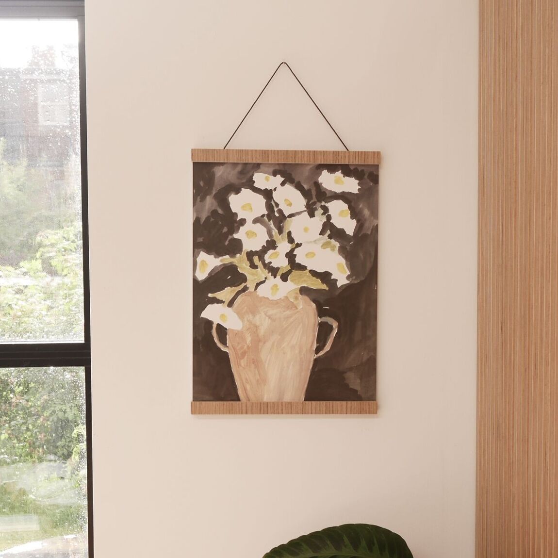 Frame for hanging prints with magnets - OAK 30 cm - Musgo Bazar