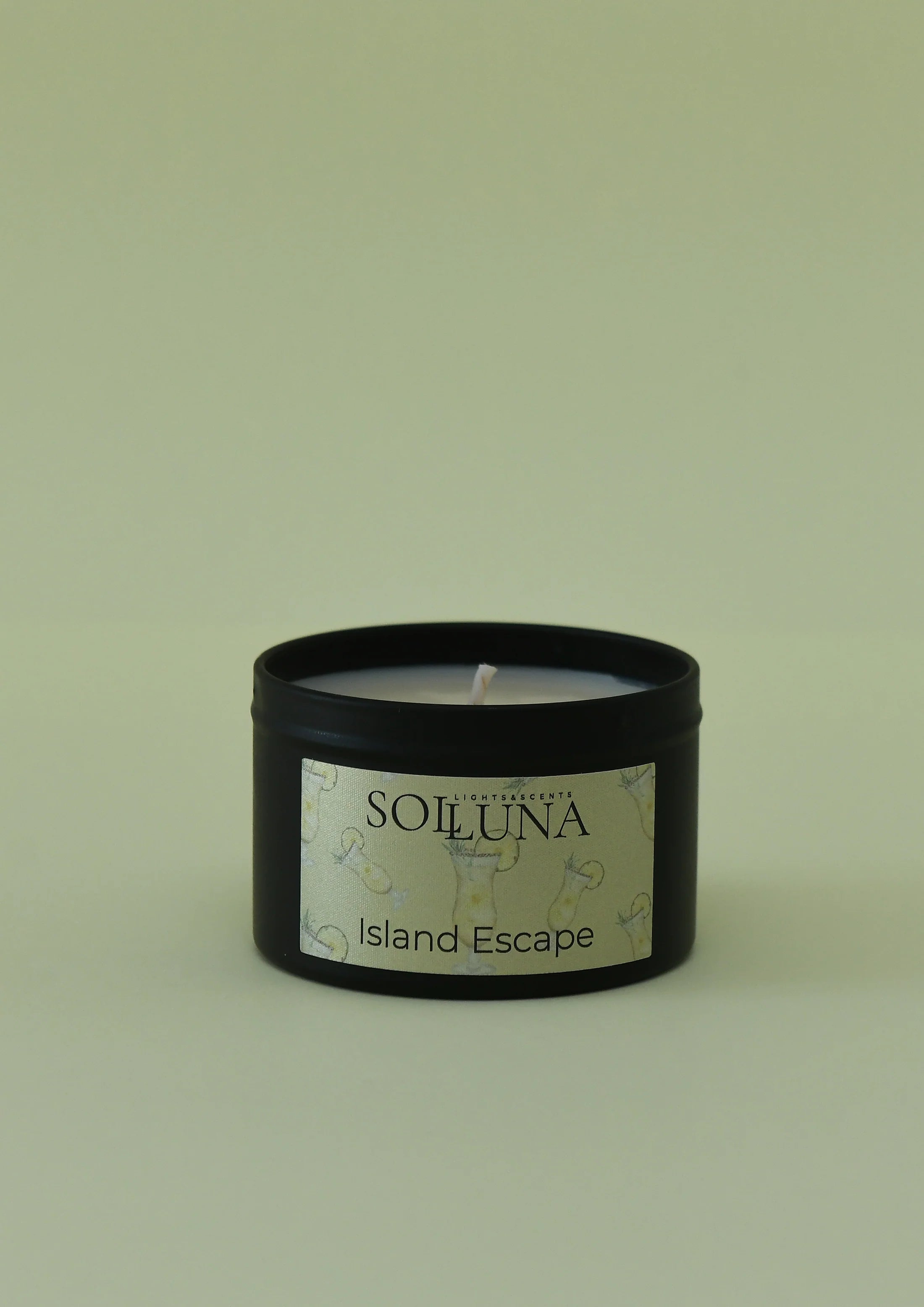 Island Escape Candle – Tropical Coconut & Citrus - Musgo Bazar