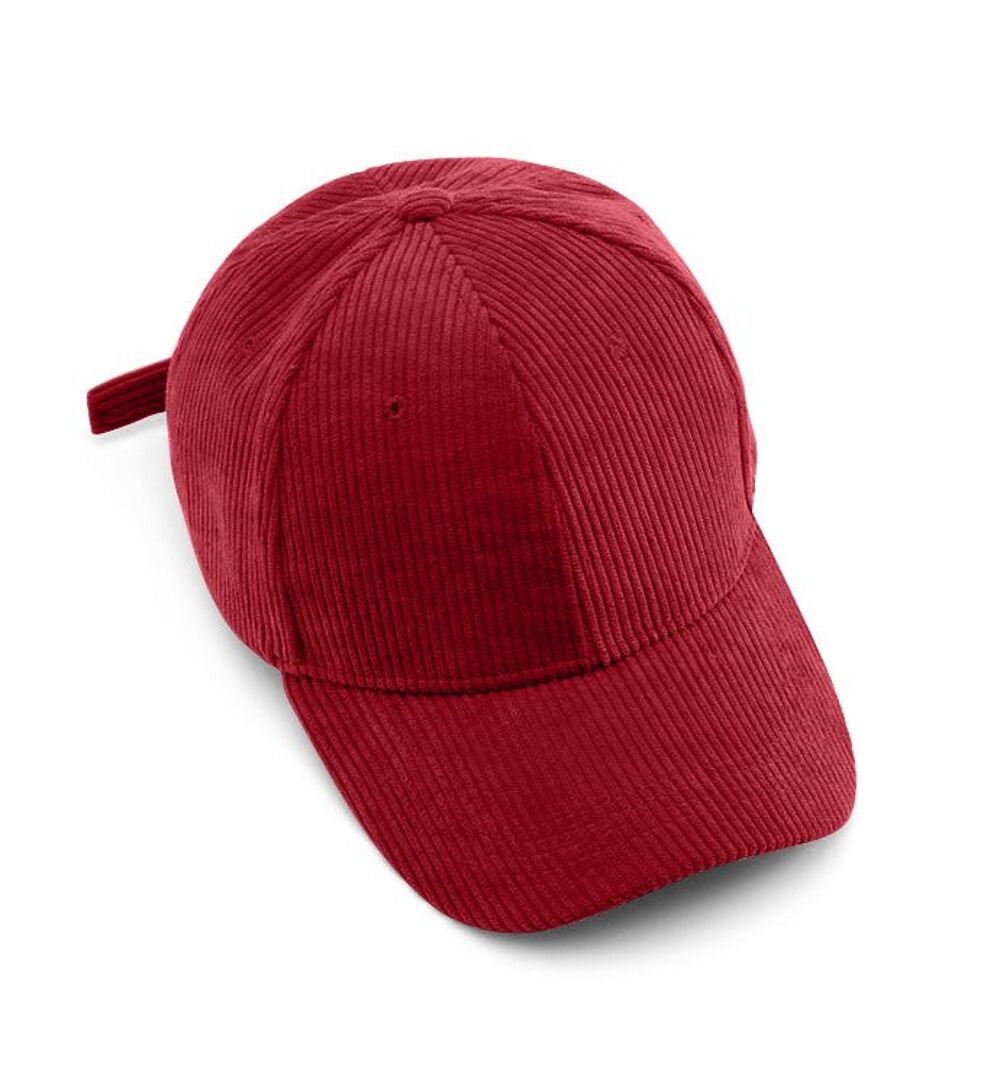 Legend Cap Basic - eindbaas - Corduroy - Red - Musgo Bazar