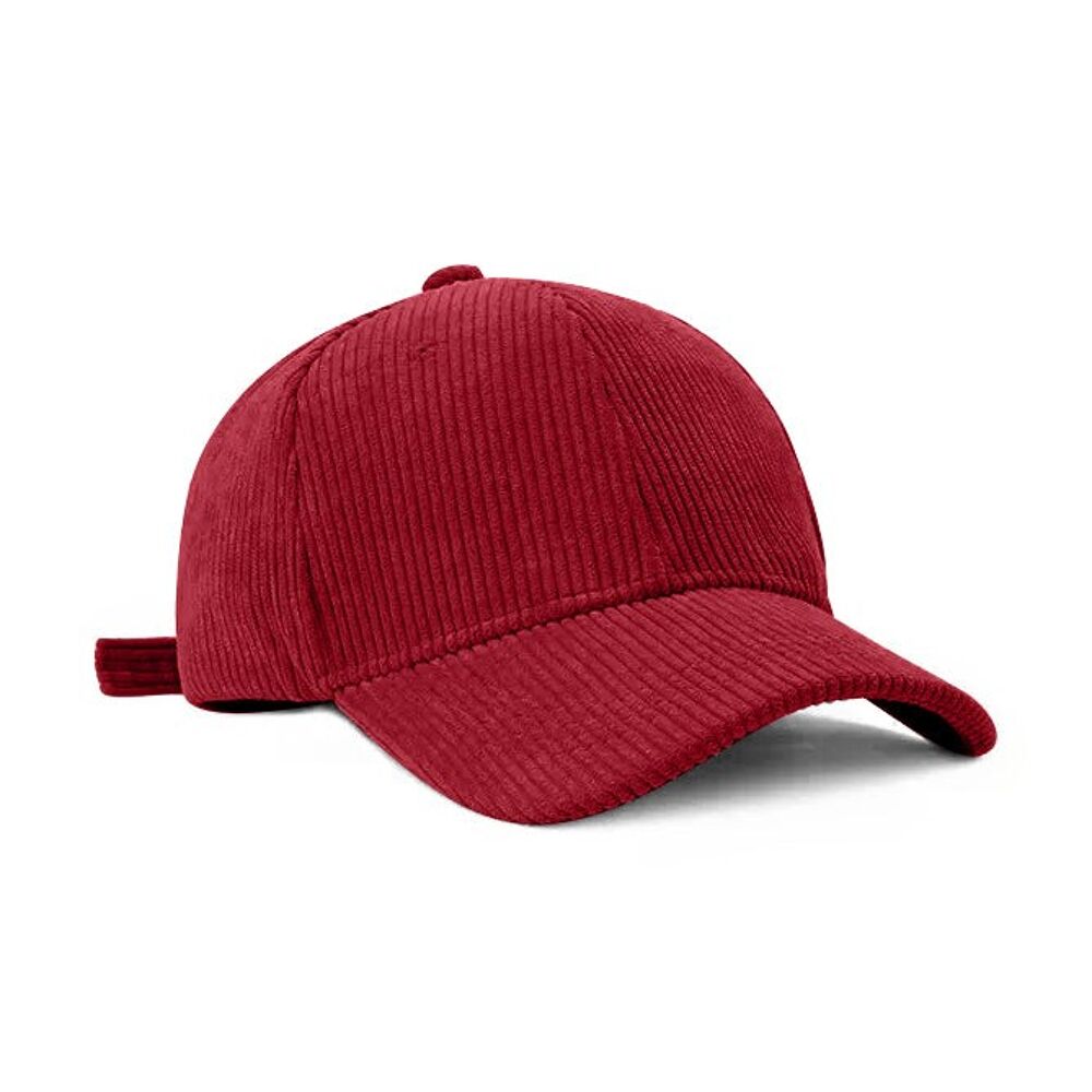 Legend Cap Basic - eindbaas - Corduroy - Red - Musgo Bazar