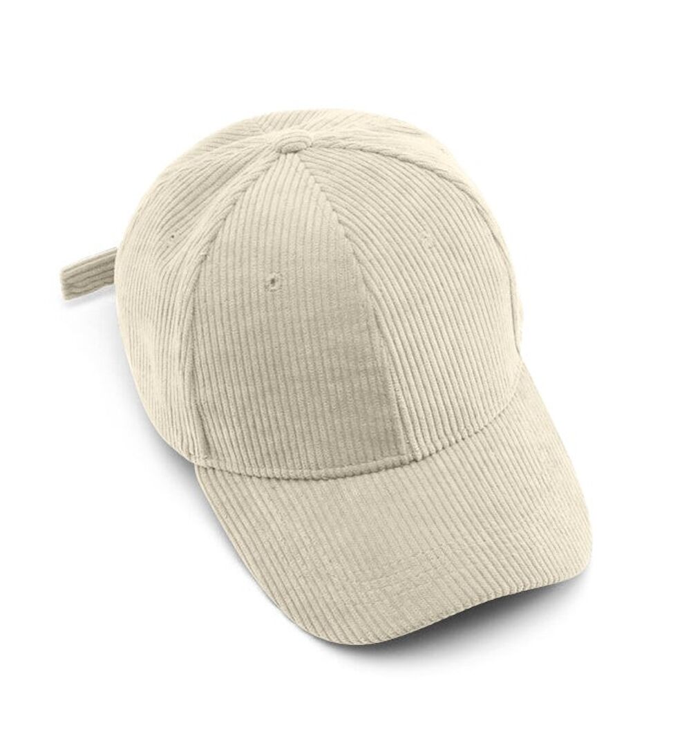 Legend Cap Basic - eindbaas - Corduroy - Wit - Musgo Bazar