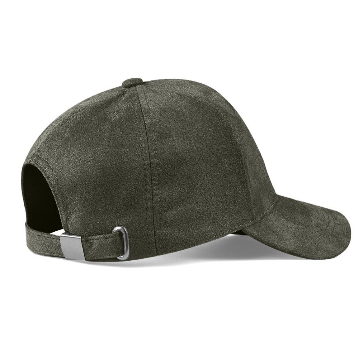 Legend Cap Basic - eindbaas - Suede - Army Green - Musgo Bazar