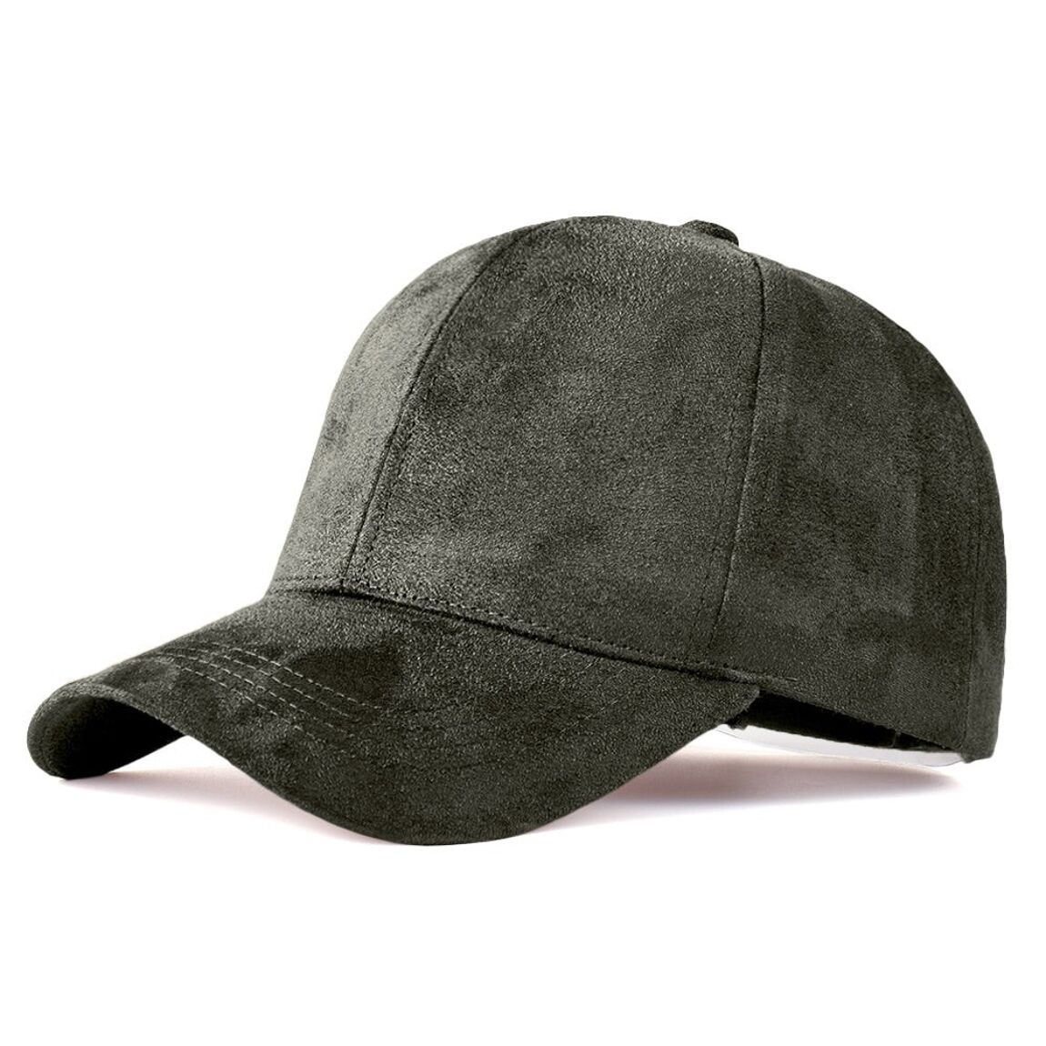 Legend Cap Basic - eindbaas - Suede - Army Green - Musgo Bazar