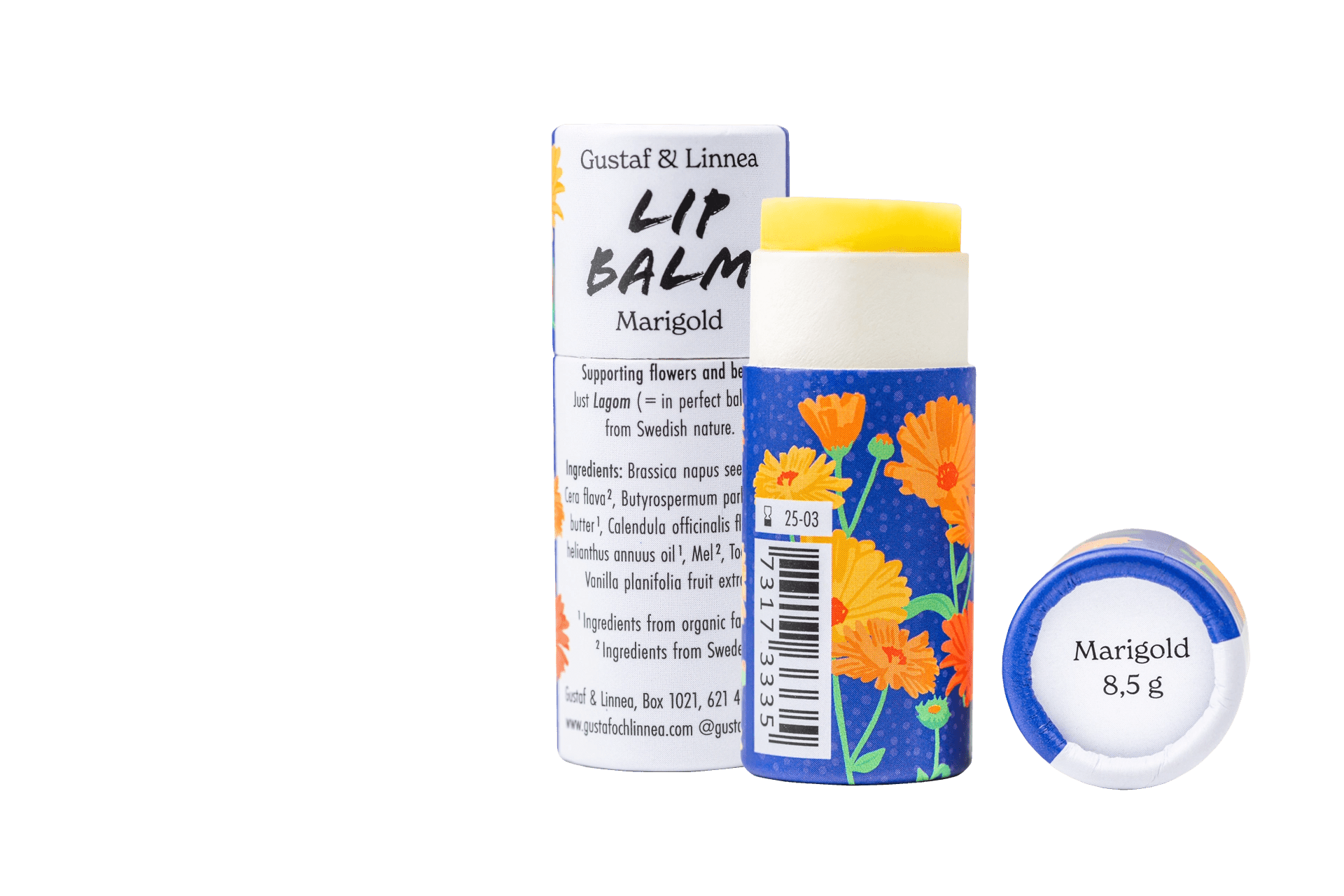 Lip Balm - Gustaf och alinea - Marigold - Musgo Bazar