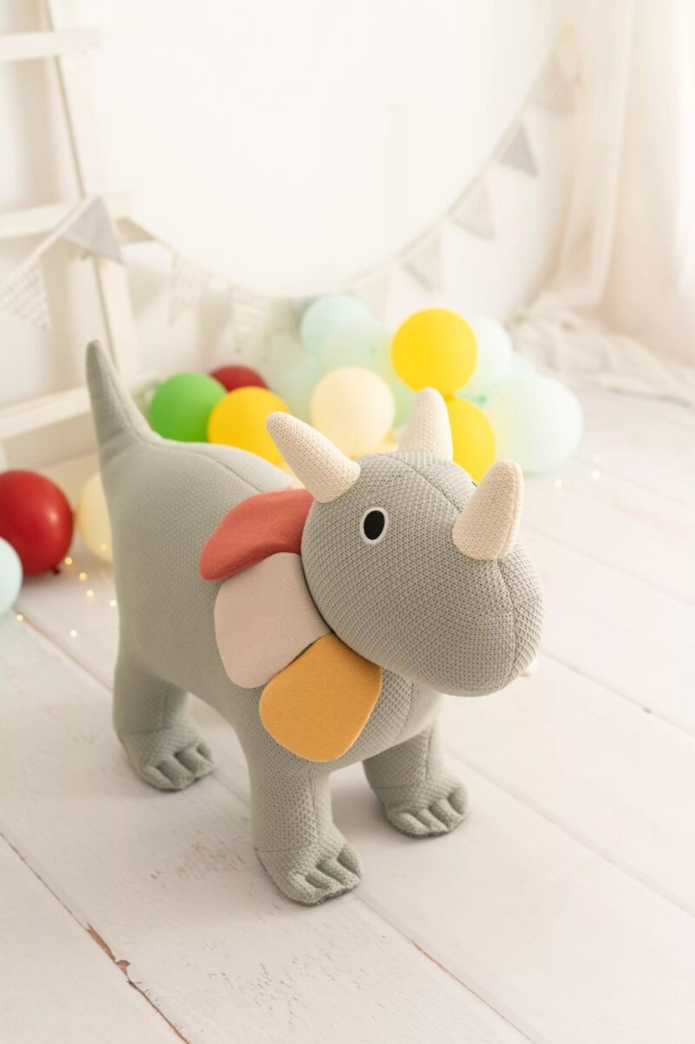 Maxi Triceratops 100% COTTON - Musgo Bazar