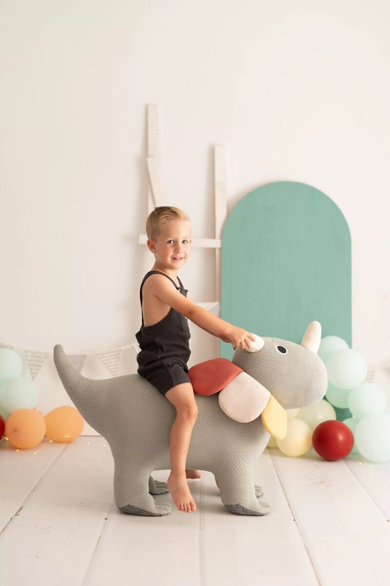 Maxi Triceratops 100% COTTON - Musgo Bazar