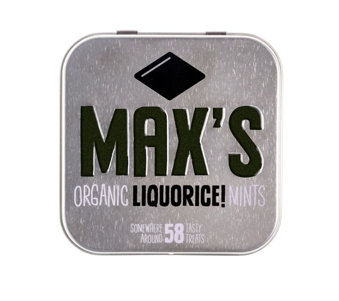 Max’s Organic Mints - Liqourice - Musgo Bazar