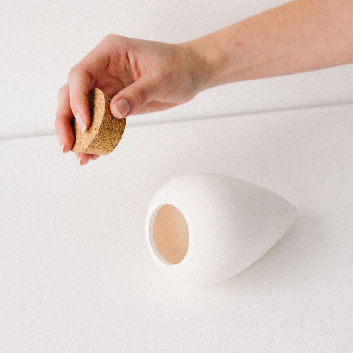 Moisturizing Olla - Blanco - Musgo Bazar