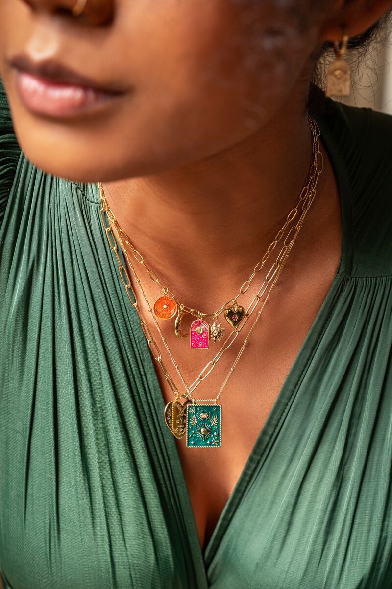 Mystic Necklace with Mixed Charms - Musgo Bazar