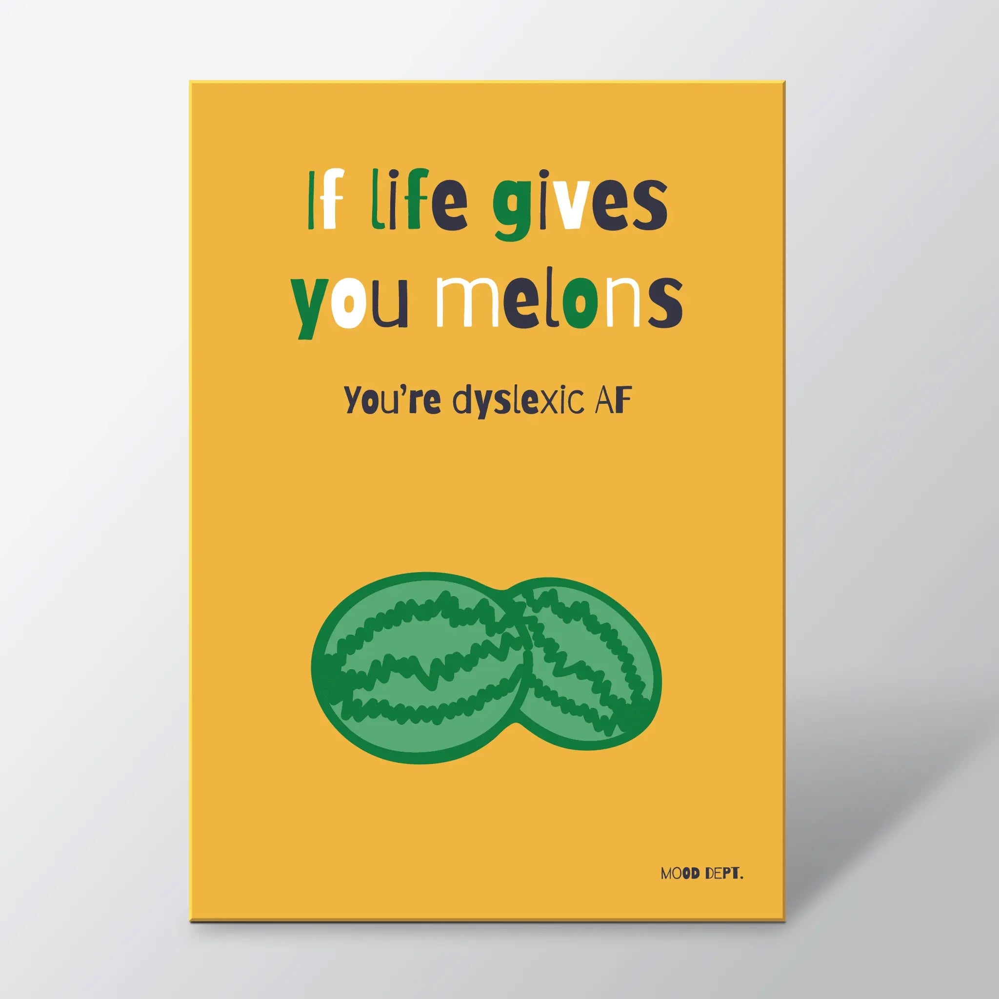 Postcard – If life gives you melons - Musgo Bazar