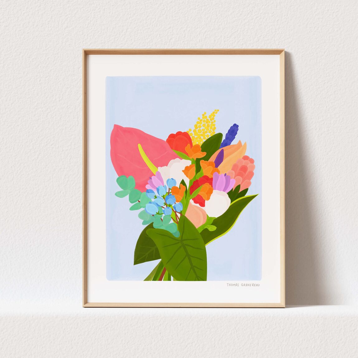 Print "BLOOM" (A3) - Musgo Bazar