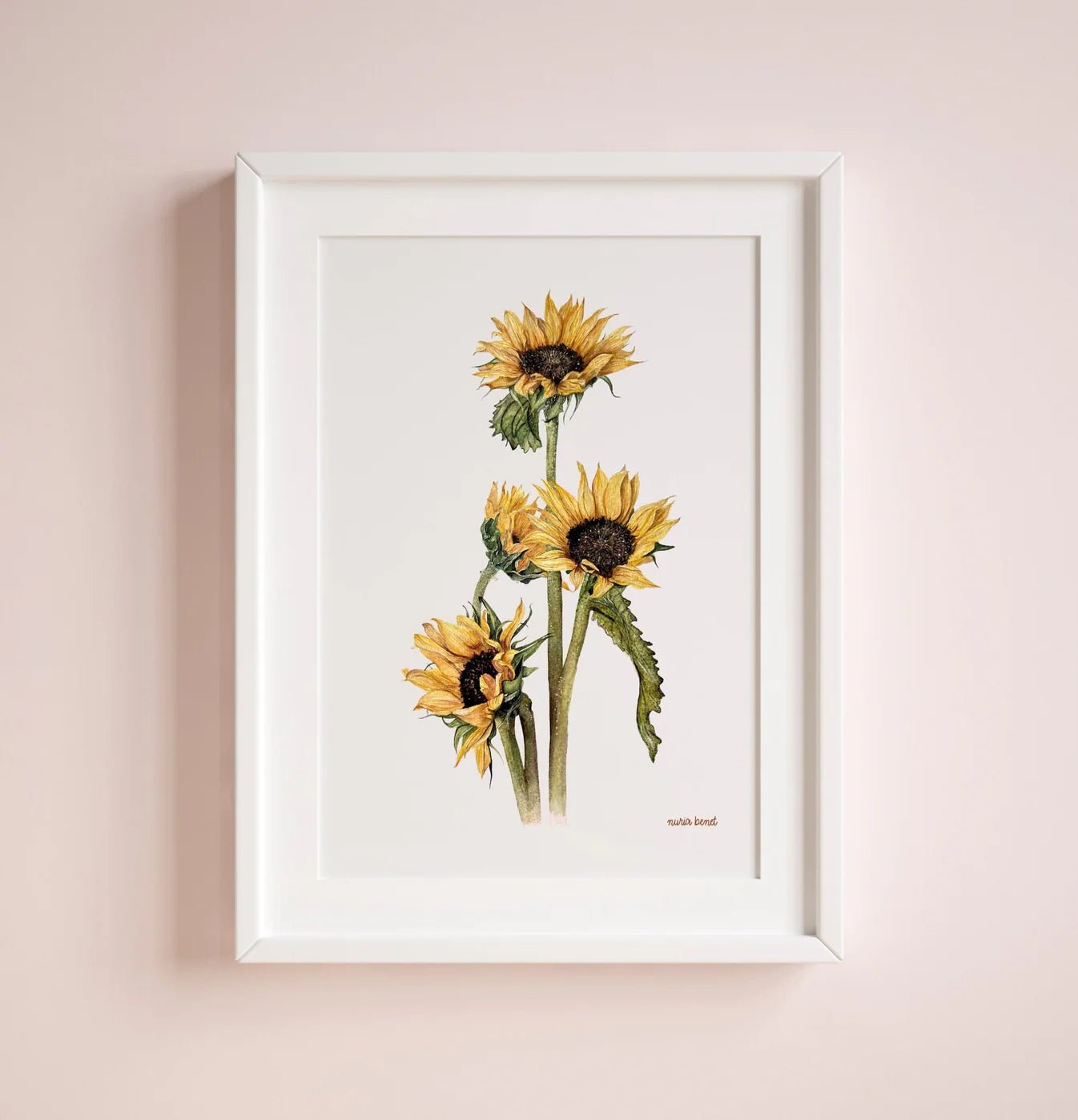 Print Nuria - Girasoles - Musgo Bazar