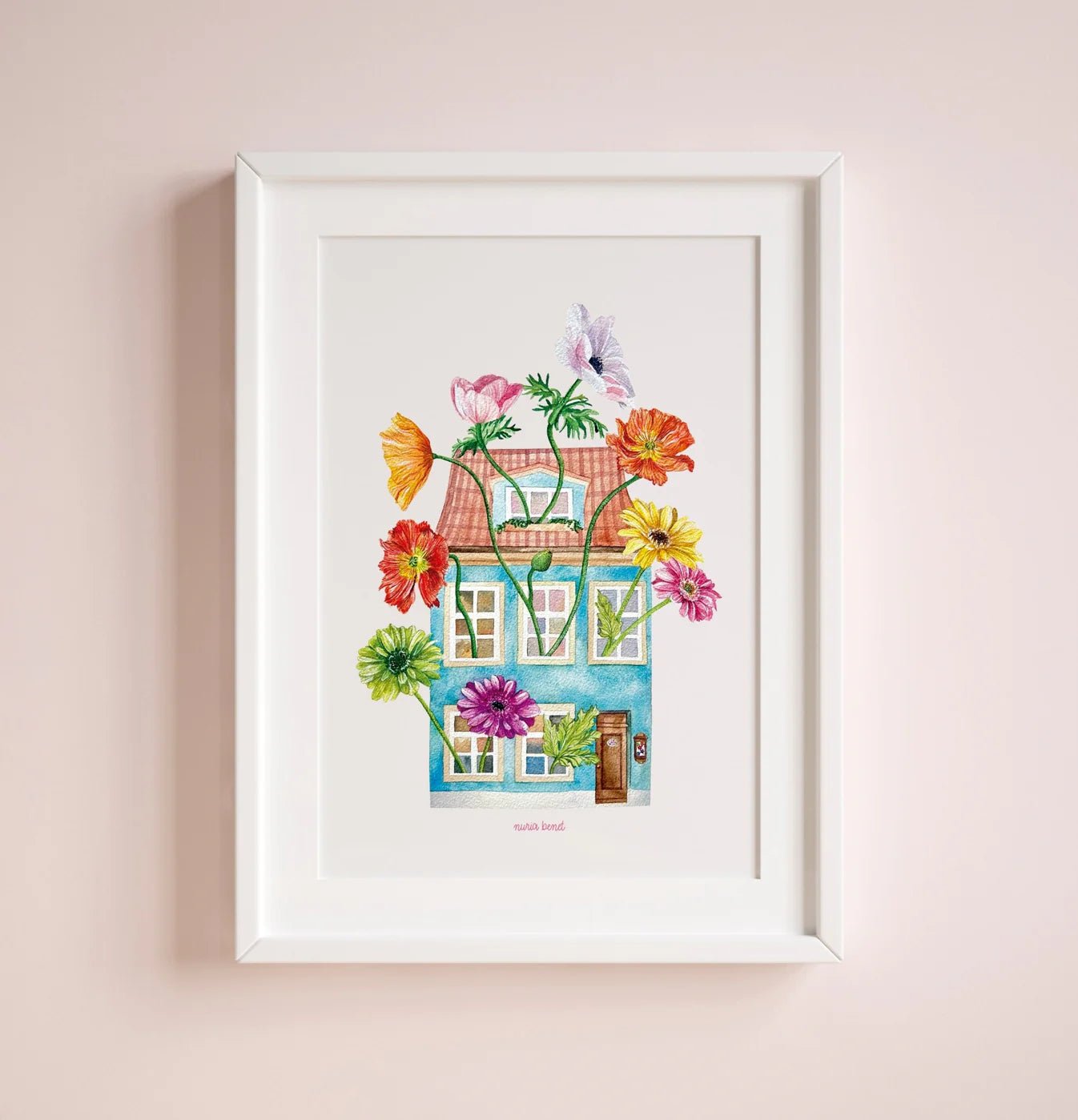 Print Nuria - Hogar Floral - Musgo Bazar