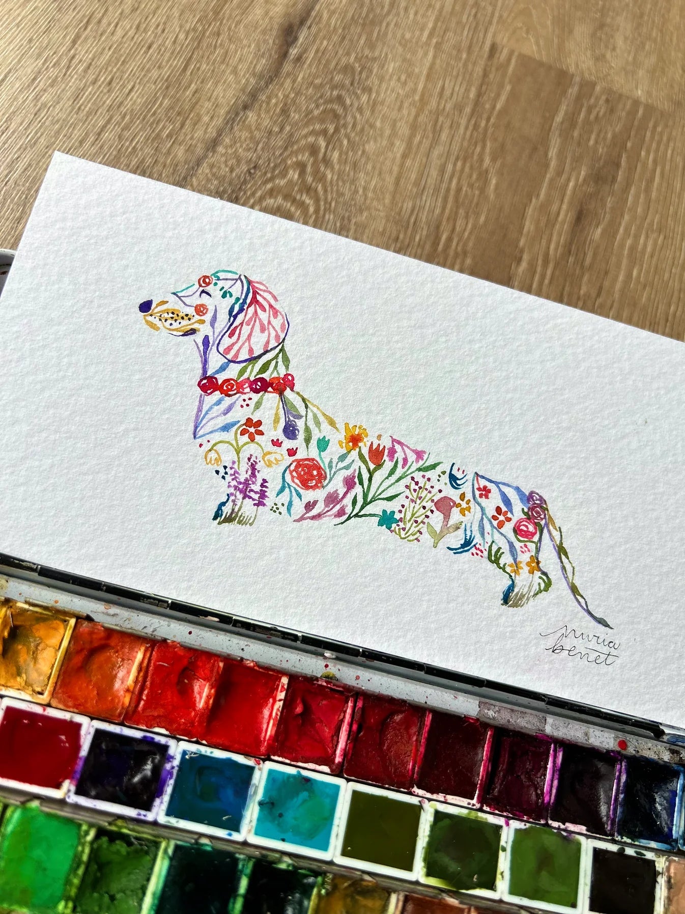 Print Nuria - Perro - Musgo Bazar