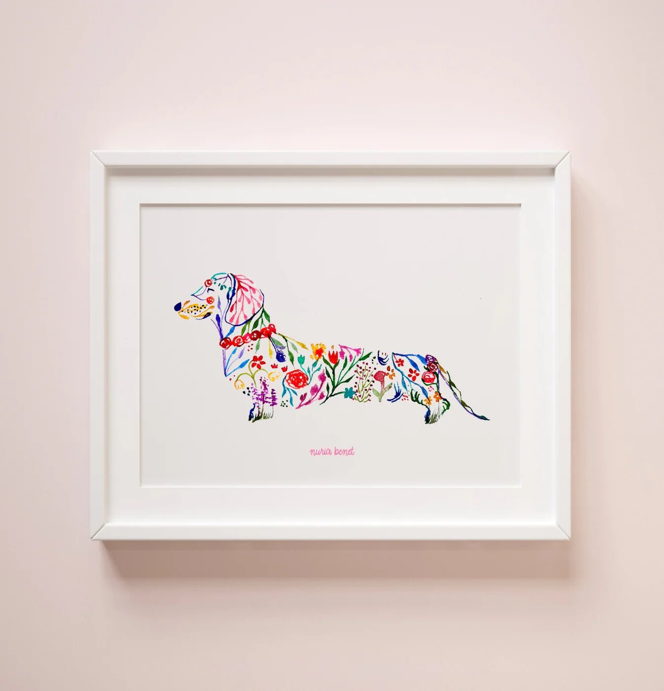 Print Nuria - Perro - Musgo Bazar