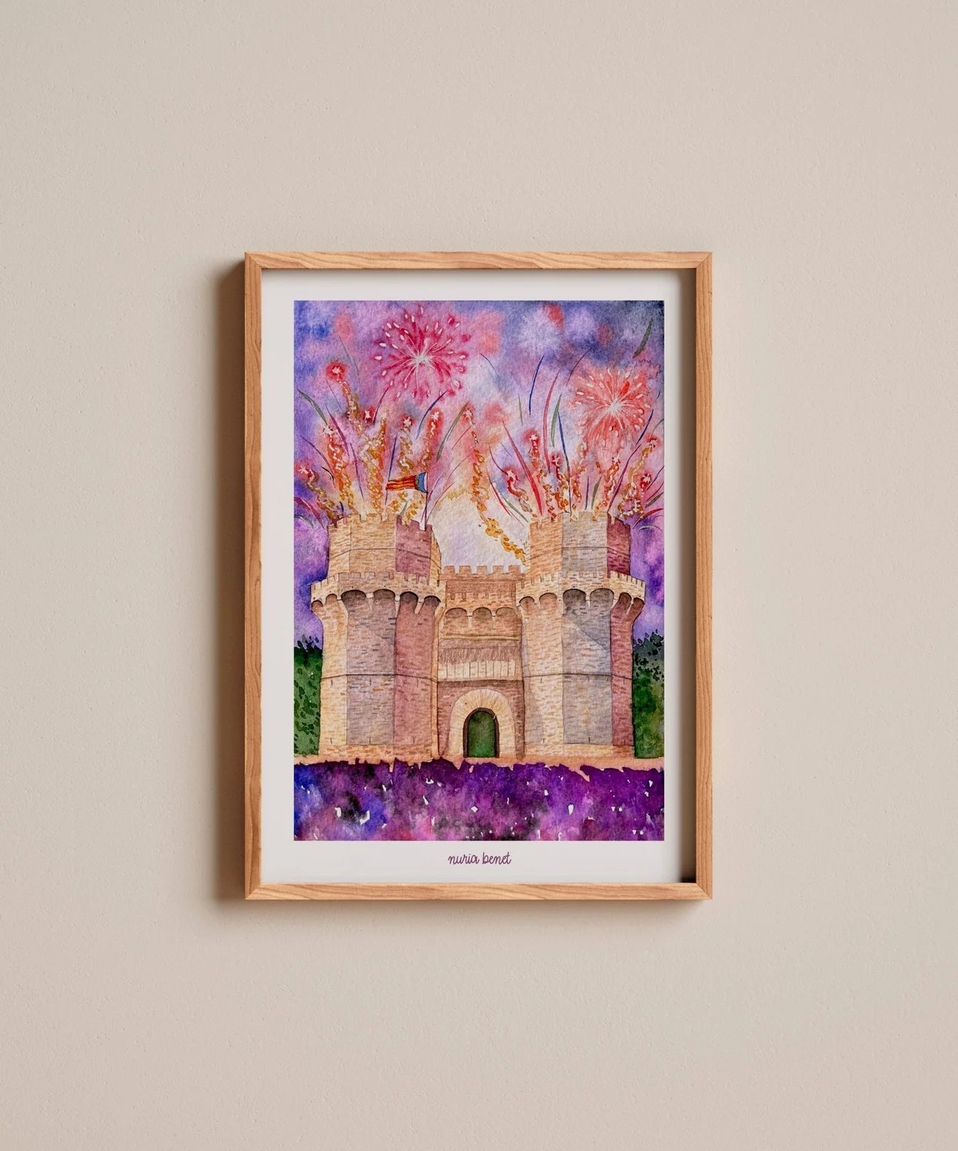 Print Nuria - Torros Serranos - Musgo Bazar