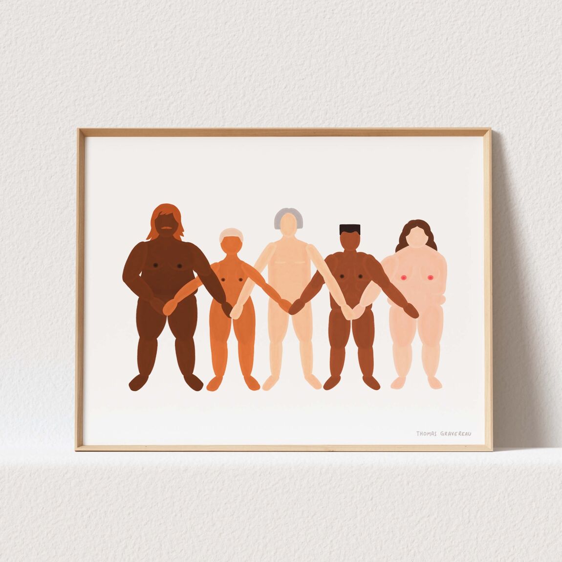 Print "Rainbow Them" (A3) - Musgo Bazar