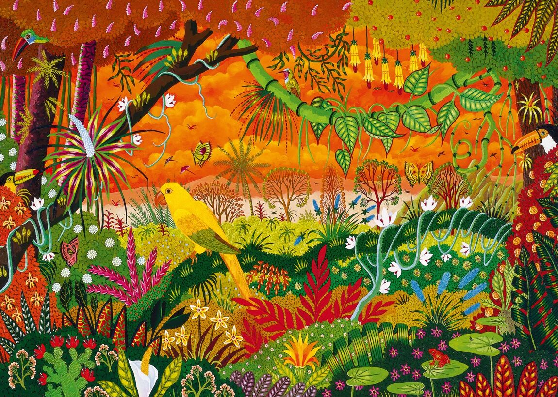 Puzzle - Conure Doree - 1000 pieces - Musgo Bazar