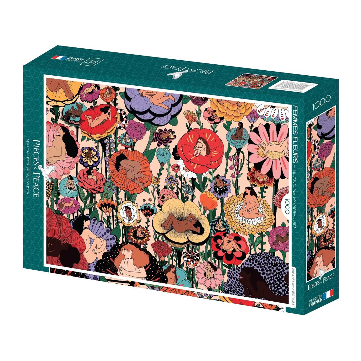 Puzzle - Flower Women - 1000 pieces - Musgo Bazar