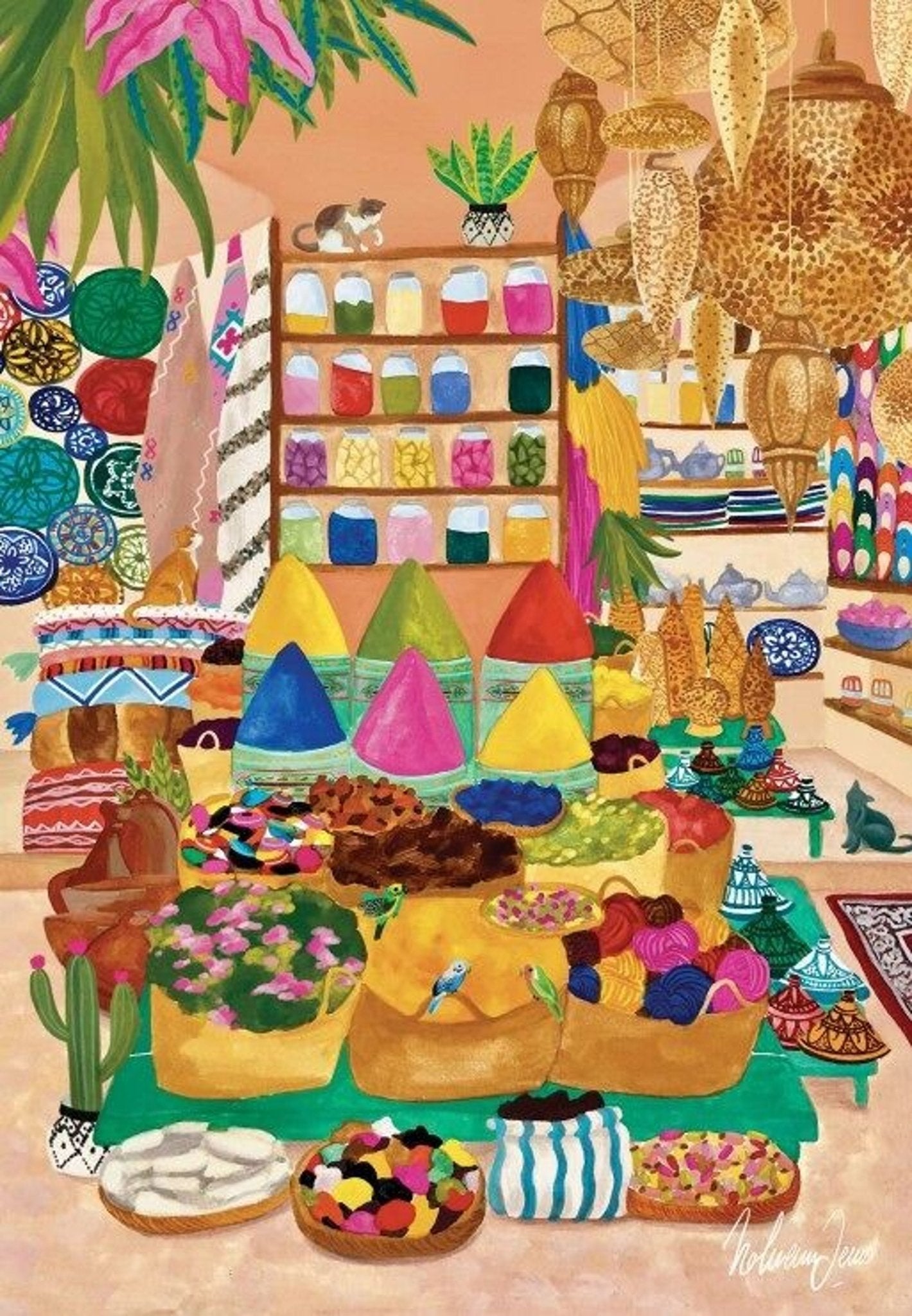 Puzzle - Spice Square - 1000 pieces - Musgo Bazar
