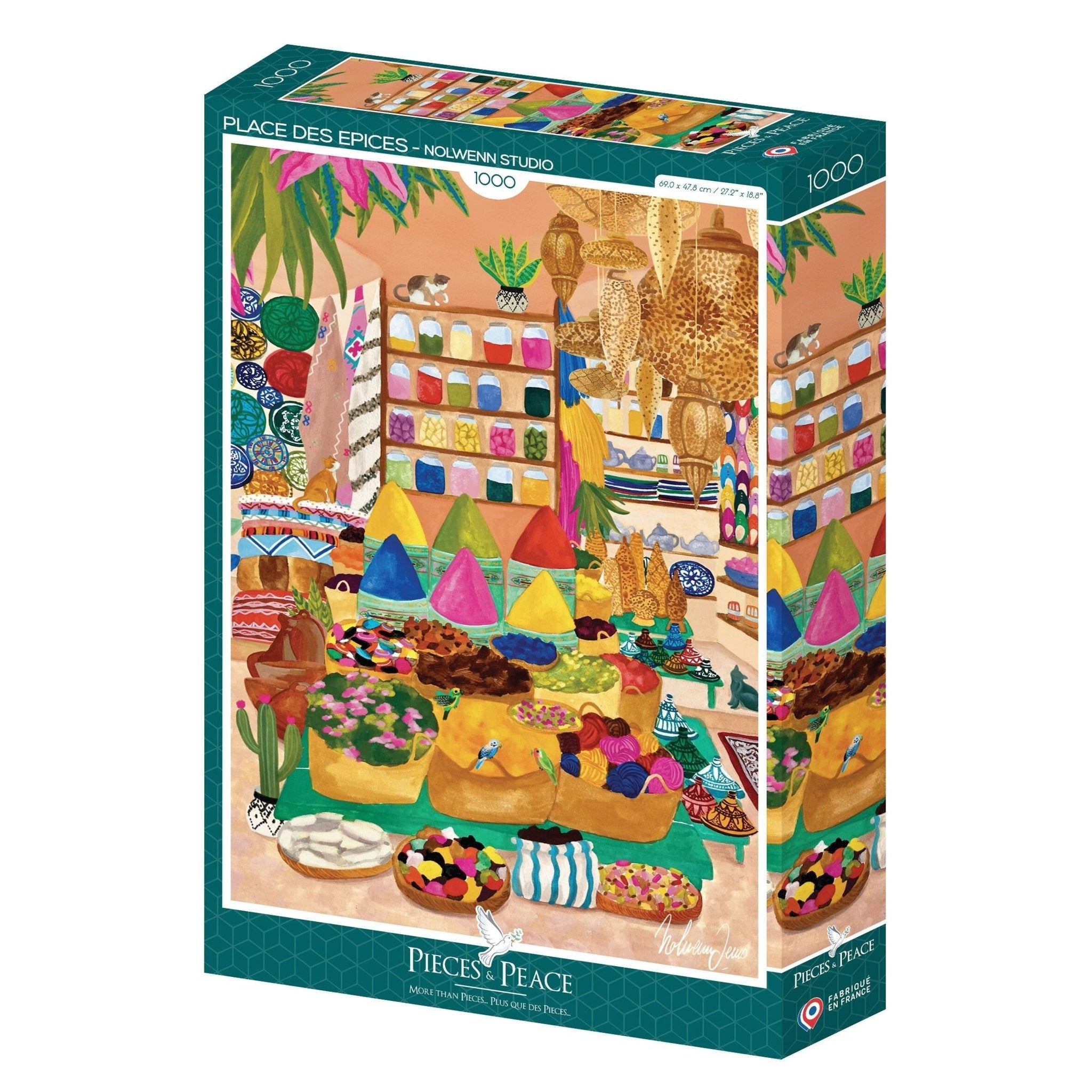 Puzzle - Spice Square - 1000 pieces - Musgo Bazar