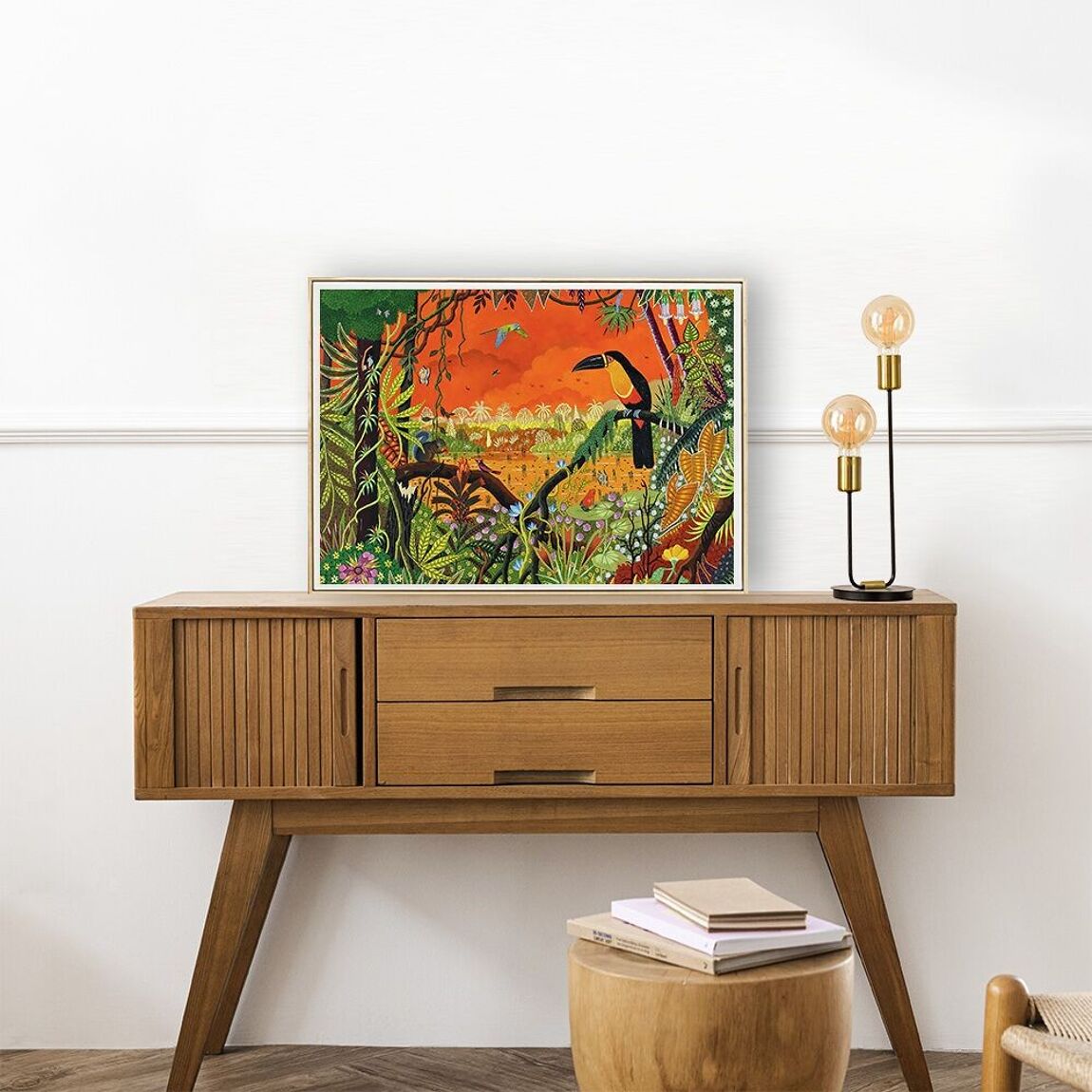 Puzzle - Toucan Ariel - Thomas Alain - 1000 pieces - Musgo Bazar