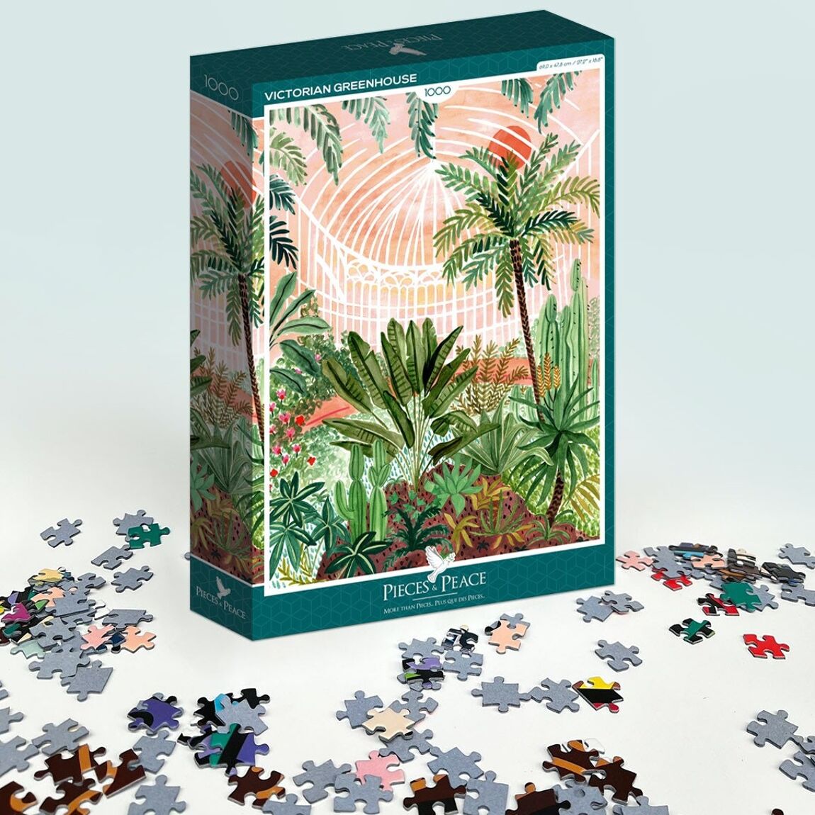 Puzzle - Victorian Greenhouse - 1000 pieces - Musgo Bazar