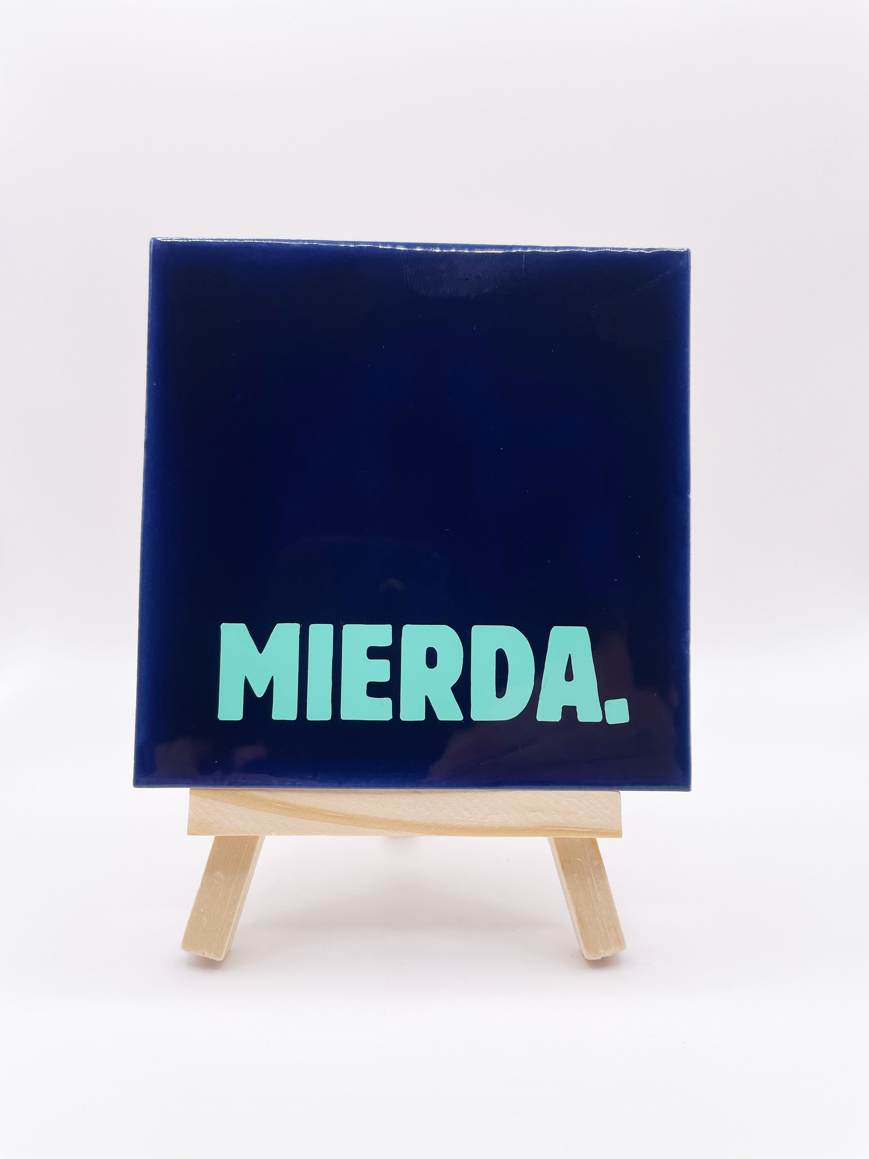 Quote Tile 'Mierda' - Musgo Bazar