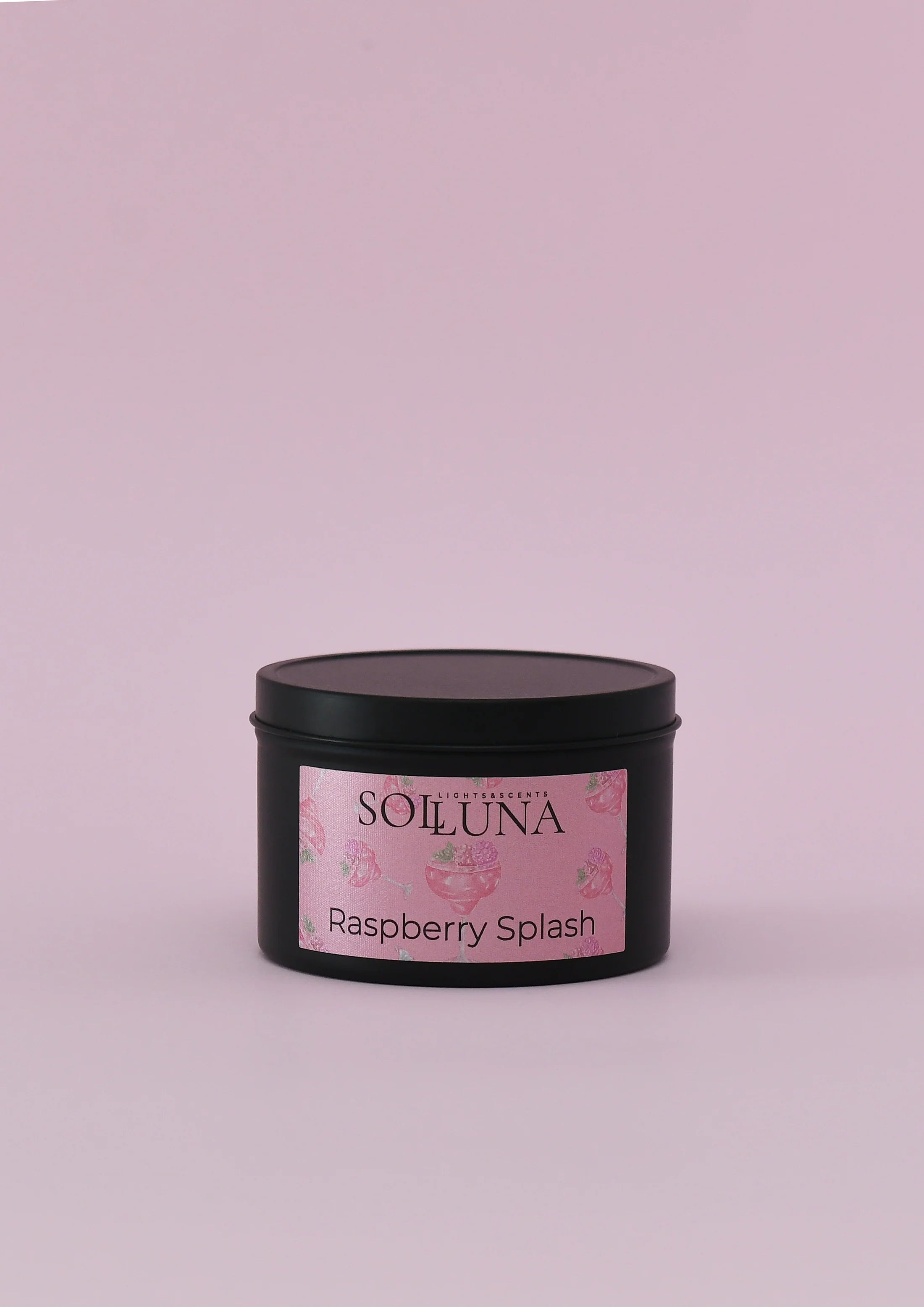 Raspberry Splash Candle – Zesty Raspberry & Lime Cocktail - Musgo Bazar